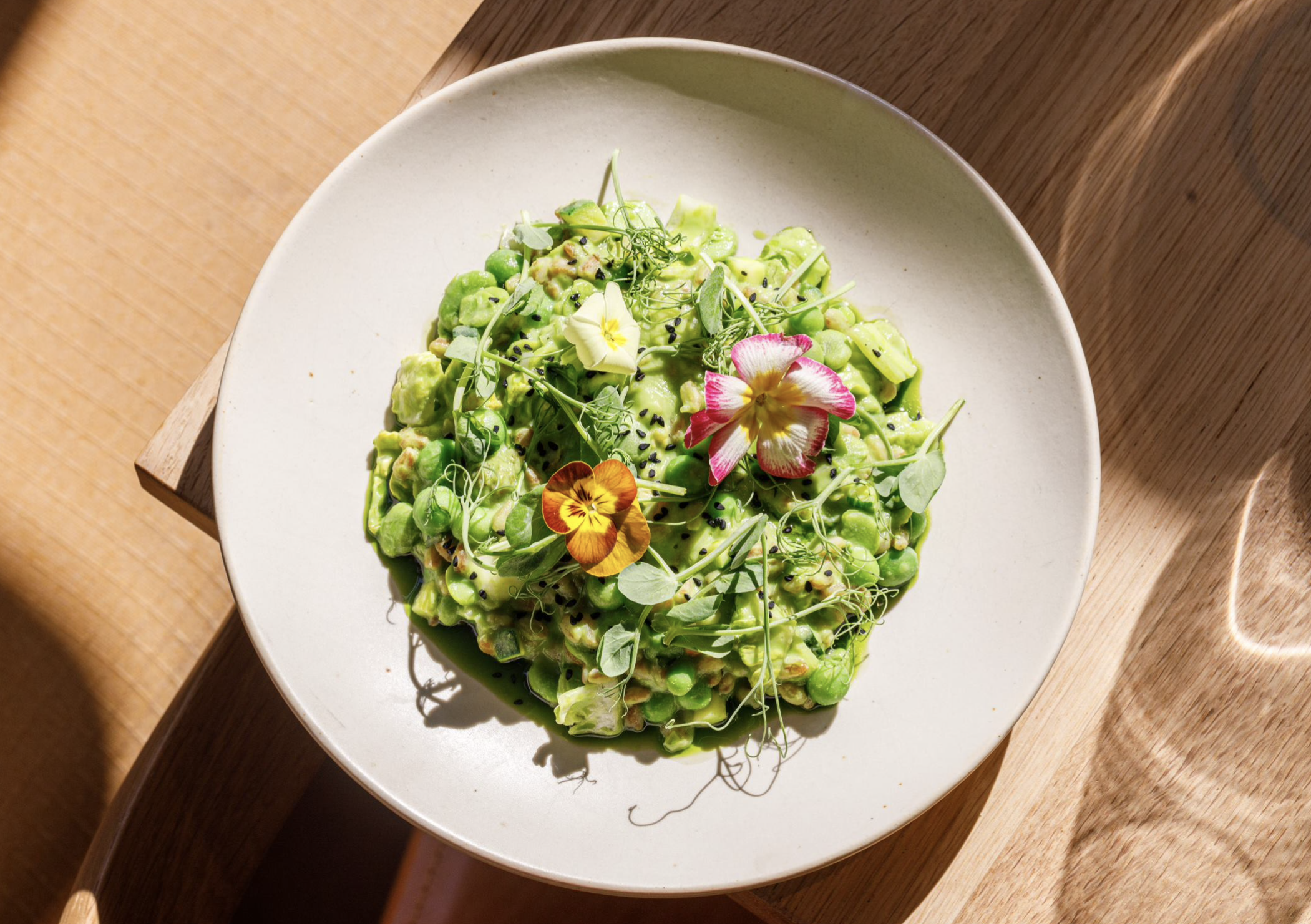 spring pea and vegetable ragu 