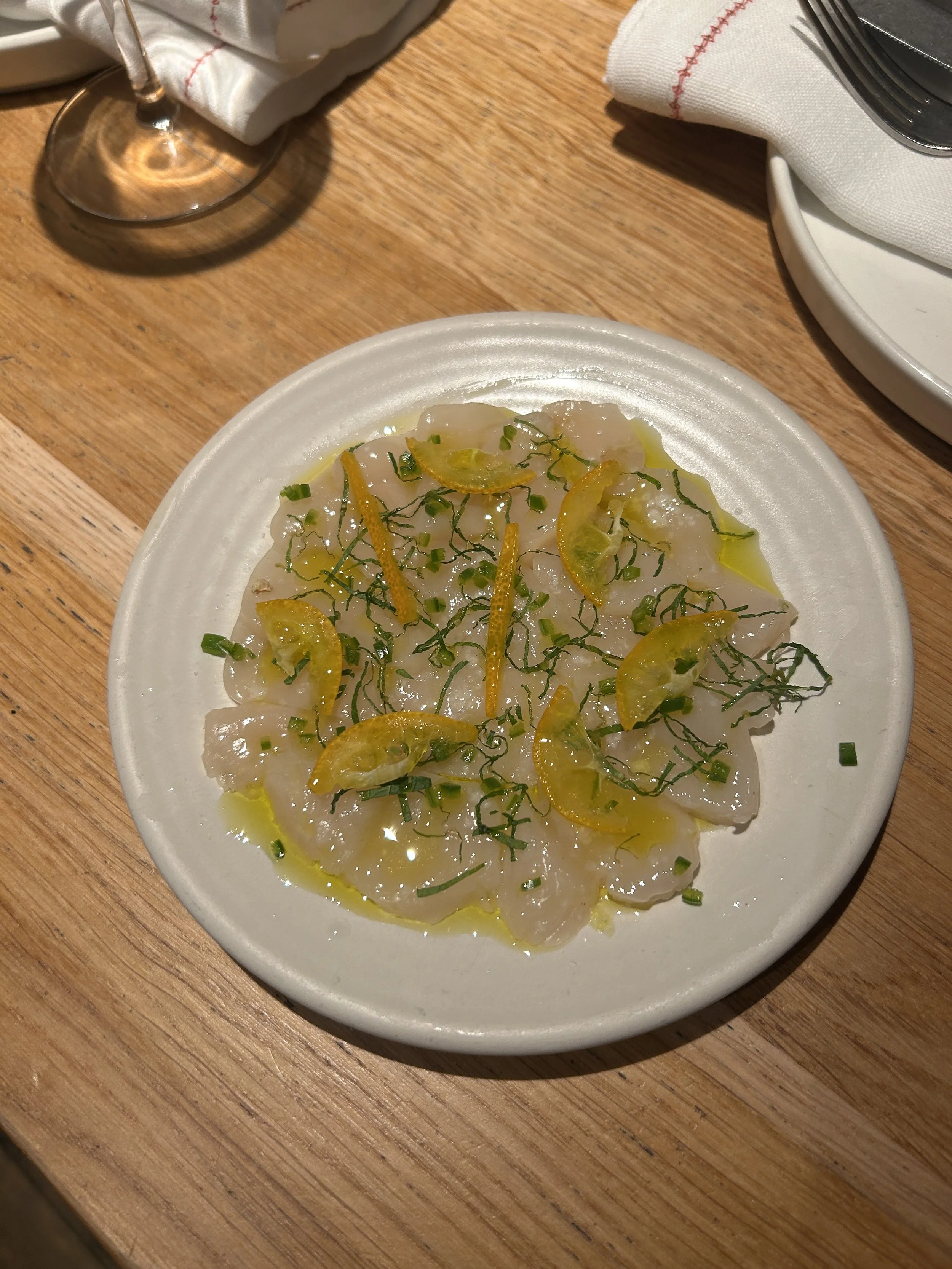 scallop crudo
