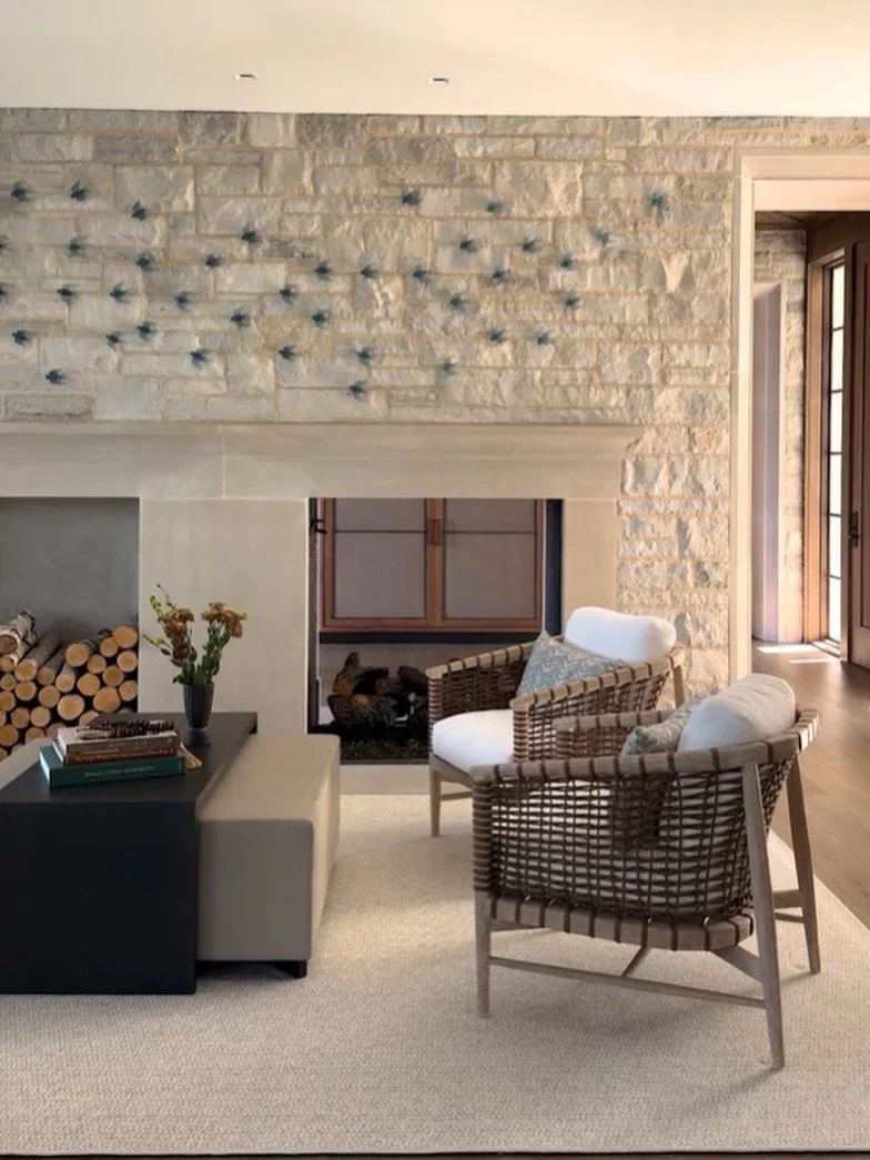Snapshot of a family room at our Lake Geneva project with @michael_abraham_architecture 📷 @mikeyschwartz