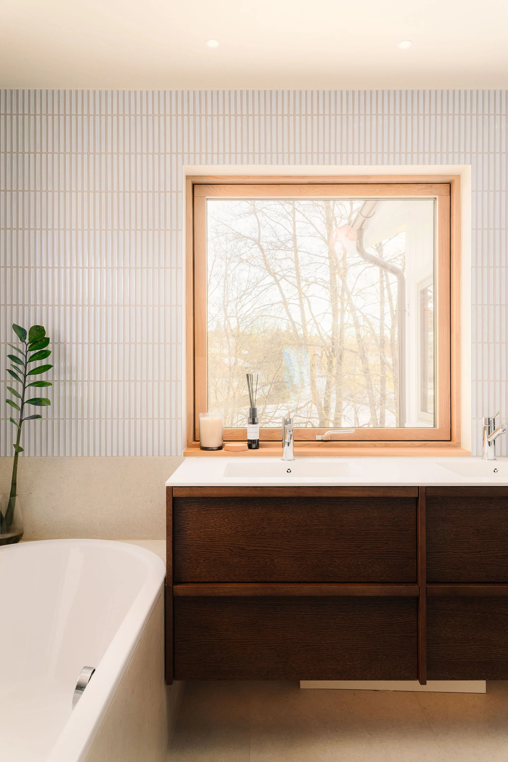 Oppussing - bad - Fliser - tilbygg - enebolig - Briis arkitektur - SML Lighting - Fagflis - Hamran