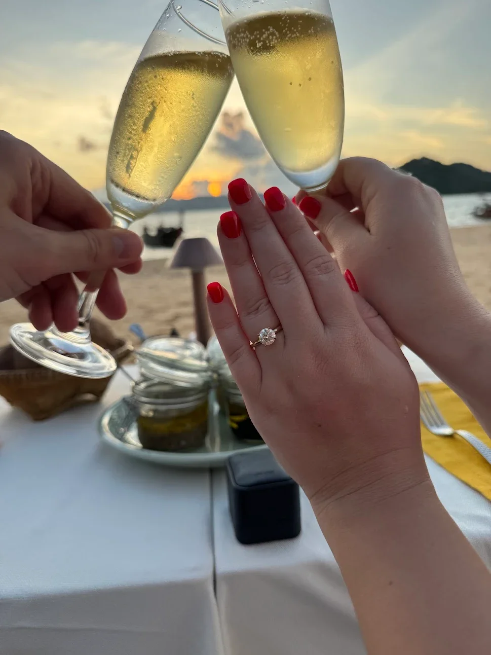 bespoke engagement ring proposal solitaire engagement ring