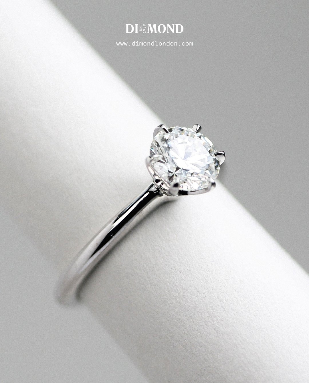 Our diamond expert, Martin, seeks only top percentile diamonds to uphold our family&rsquo;s standards and provide the finest stones to our clients. This platinum solitaire engagement ring features a round brilliant diamond meeting strict criteria for
