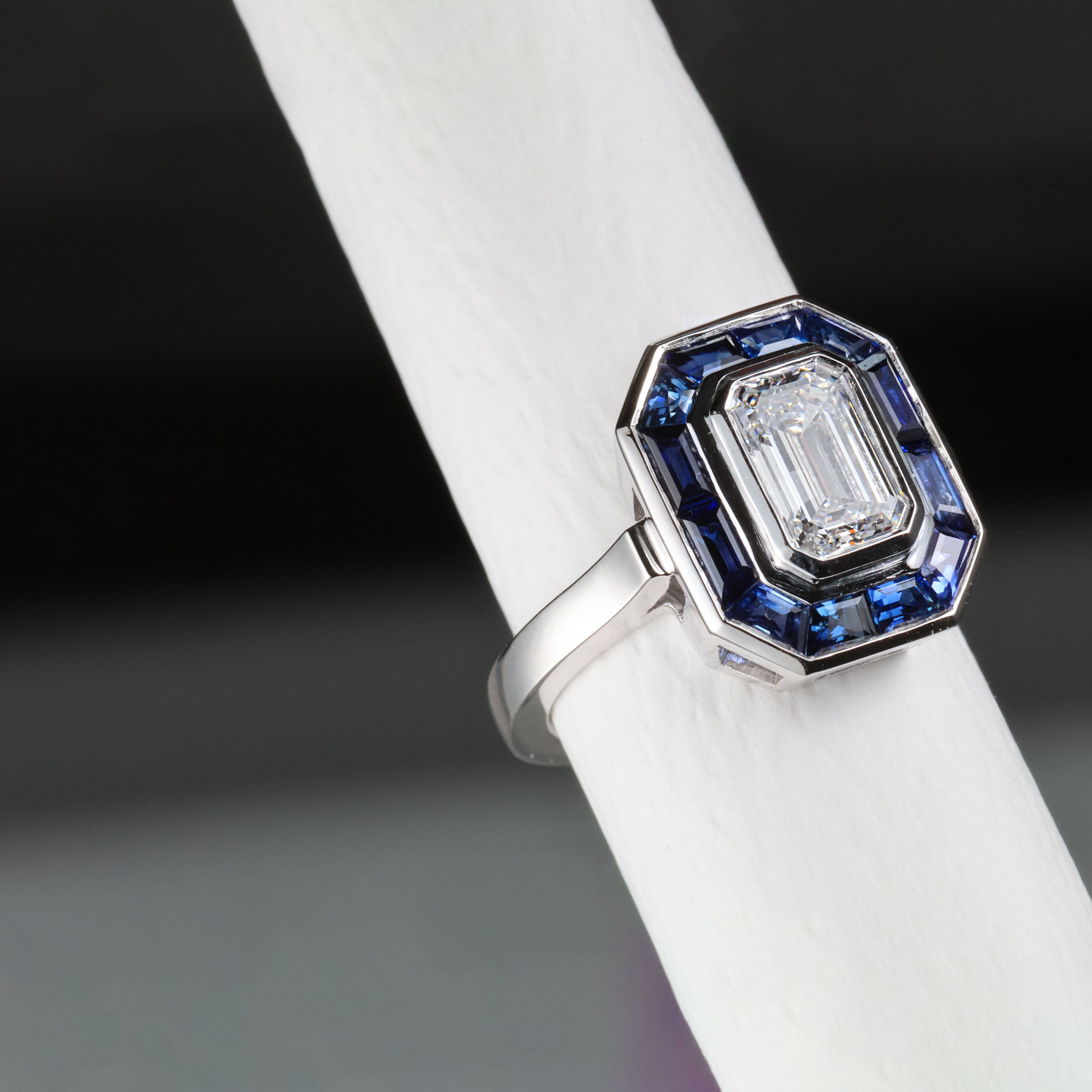 Engagement ring being made in our Hatton Garden workshop.