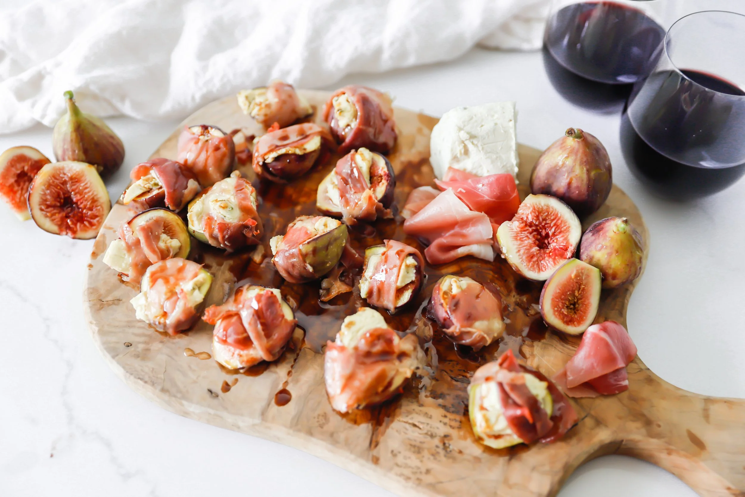 Fig, Goat Cheese, Prosciutto Bites — Mer and Meg's Escapades