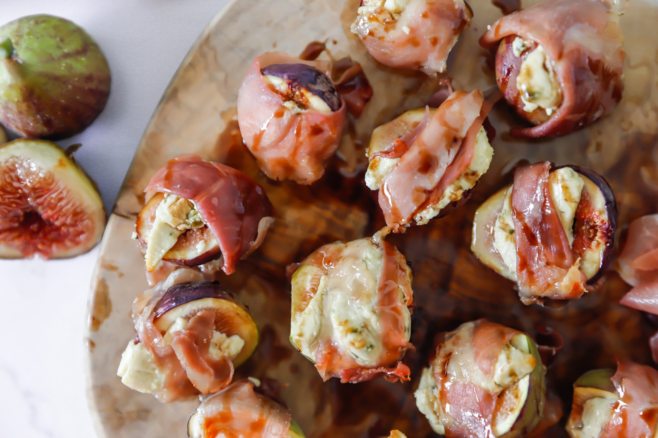 Fig, Goat Cheese, Prosciutto Bites — Mer and Meg's Escapades