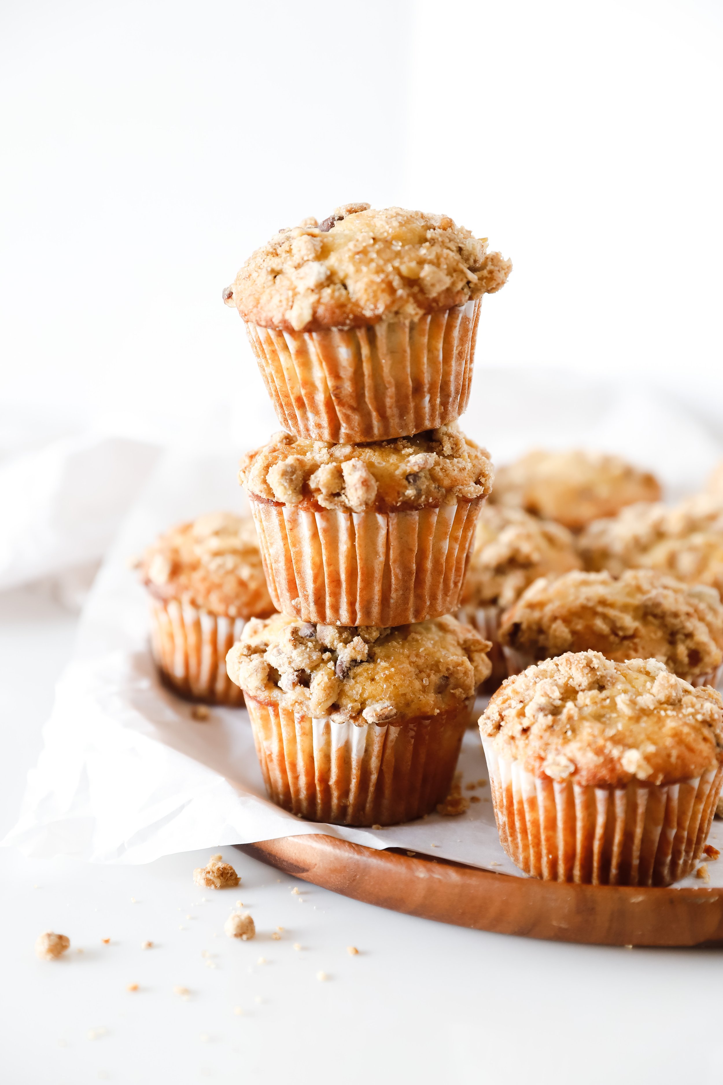 Chocolate Chip Banana Streusel Muffins — Mer and Meg&amp;#39;s Escapades