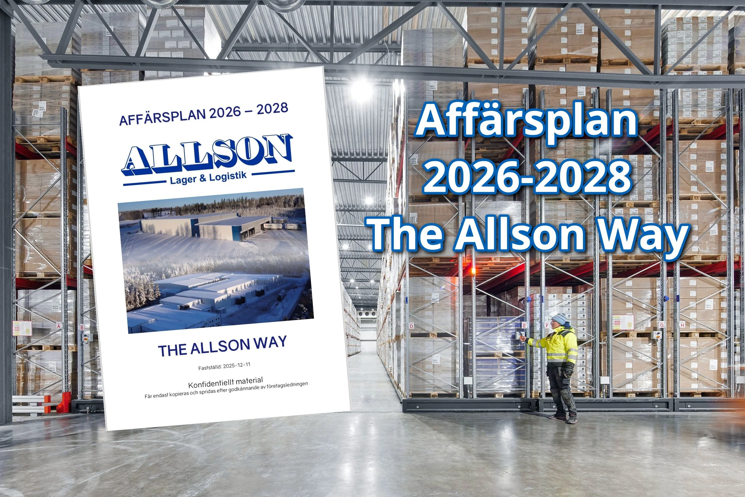 Allson tar sikte mot Nordens smartaste livsmedelslogistik i ny affärsplan