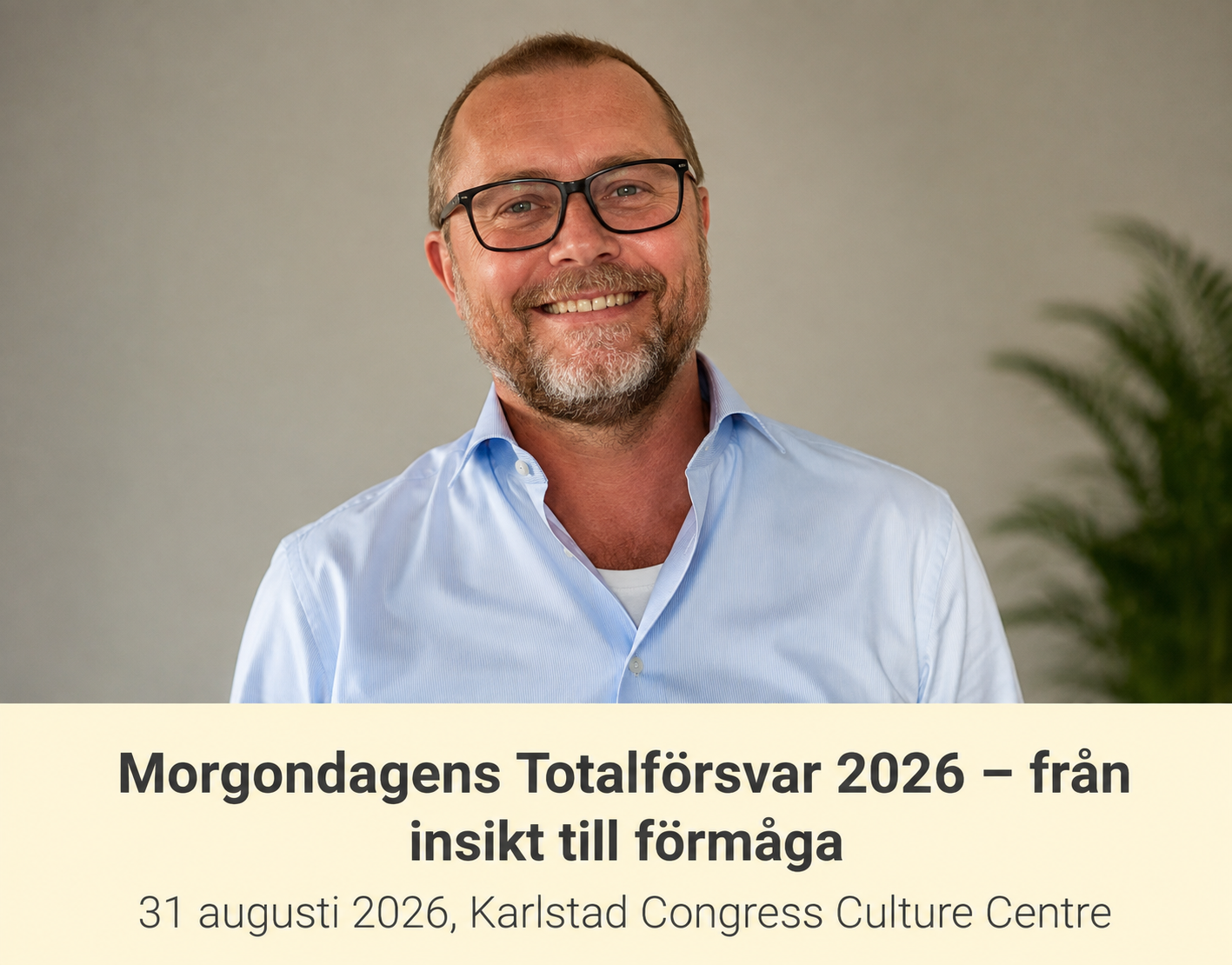 Allson på Morgondagens totalförsvar: Nu behövs mer handling