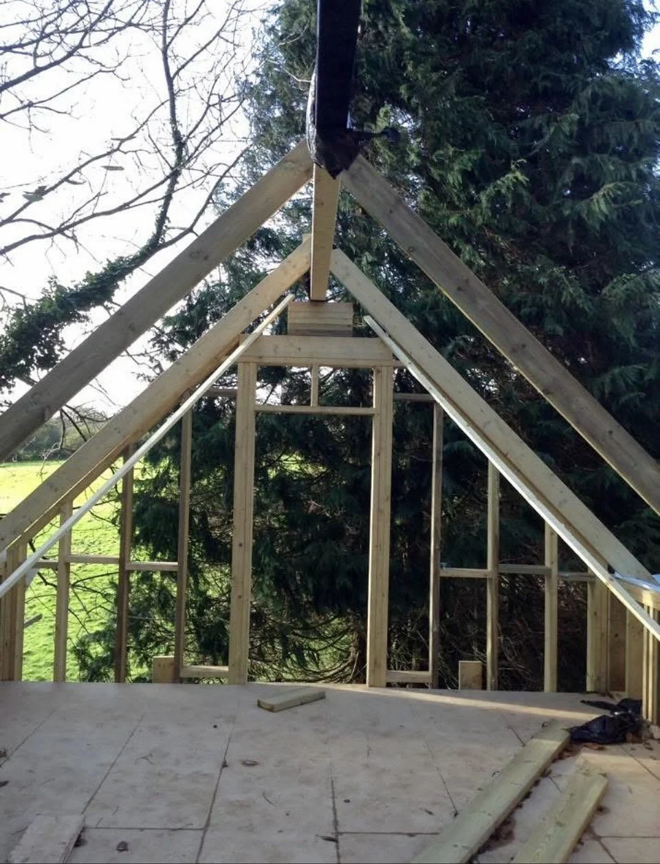 12 years ago we bought @rocombefarmhouse with my mum and dad and built a new studio in the garden. It took some time but eventually moved in and made the space my own. 
We never got around to fixing skirting boards, such was the rush to move into and