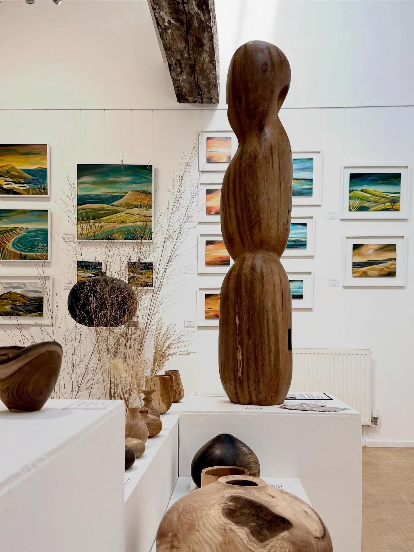 It&rsquo;s up!
VIEWPOINTS at The Malthouse Gallery in Lyme Regis. I love seeing our work together in the same space @guywoodhousedesign - such a fantastic selection of work in a great space 

Back down tomorrow morning for some tweakery and video mak