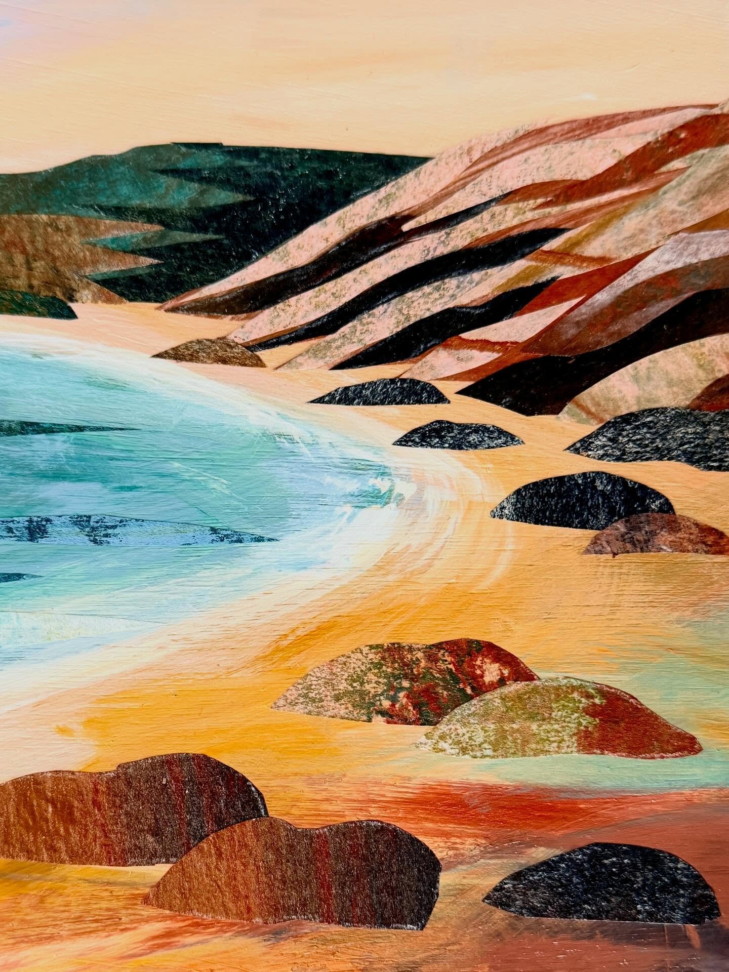 Some close ups of collage paintings - always on the hunt for the perfect piece of collage paper!

If you&rsquo;d like to learn how to bring collage into your work, look at my 4 week course: guaranteed enjoyment along with homemade cake!

#artclass #c