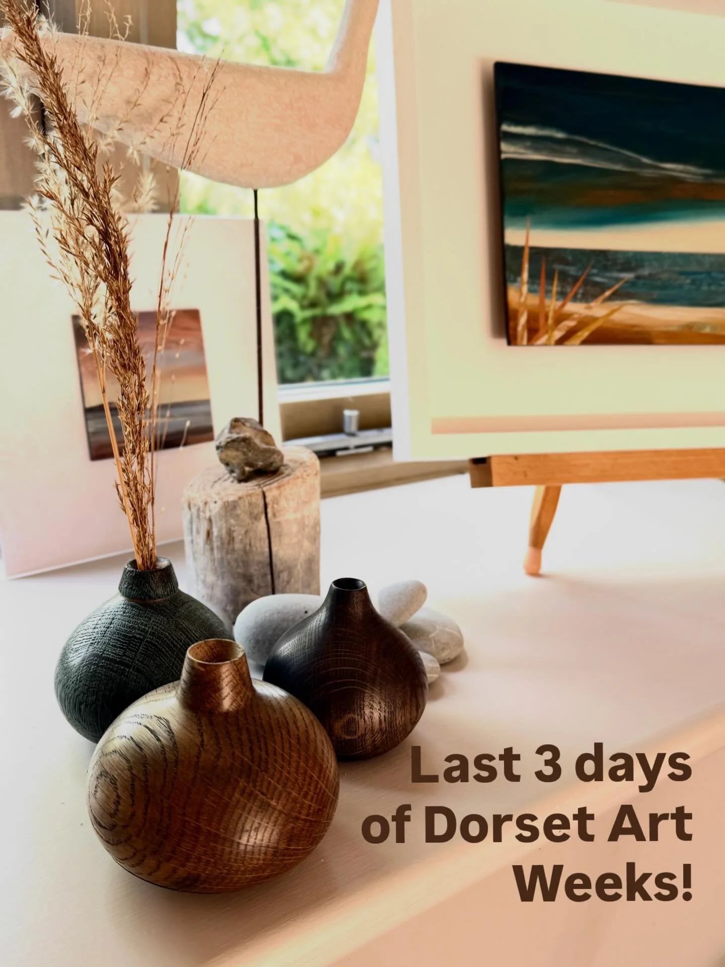 How time flies! I can&rsquo;t believe there are only 3 days left to see our venue at Dorset Art Works.

We&rsquo;ve met some wonderful visitors, some familiar faces and good conversations! The lovely comments about our place and all our work has been