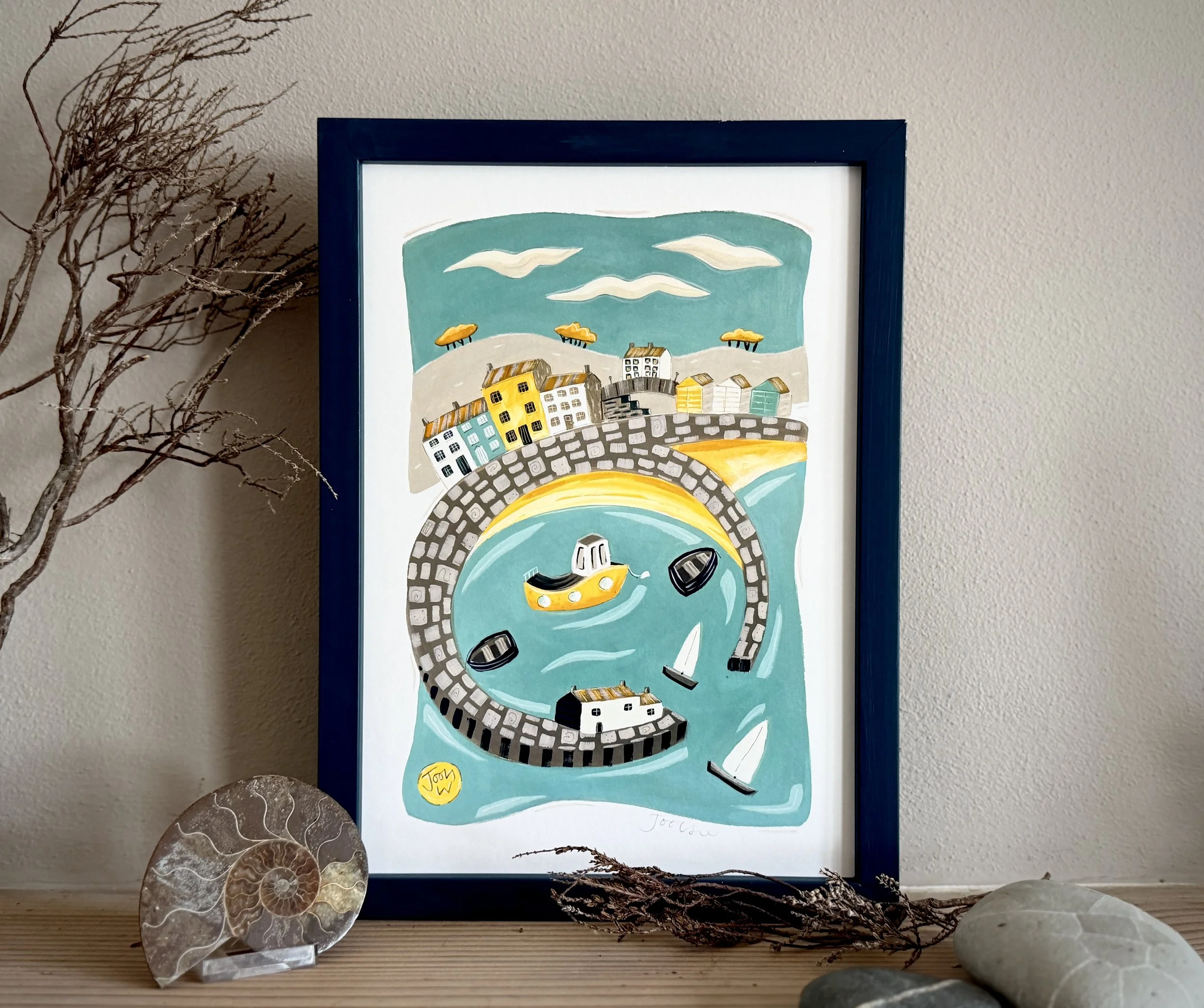 A4 'Summer in Lyme' Print