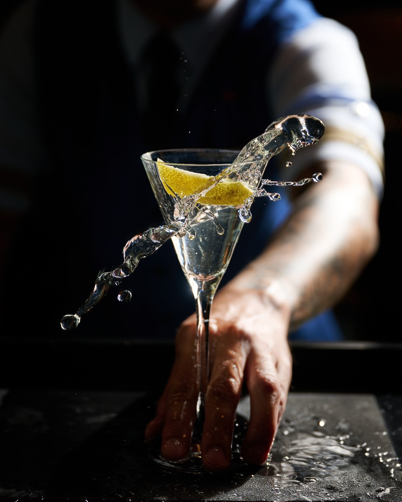 Elevate your drinking experience with the SKAI Martini &ndash; a masterpiece for the most discerning of enthusiasts. ⁣
⁣
Served every Monday, our skilled bartenders bring the experience to your table, offering a variety of homemade essences and condi