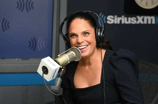 Soledad O'Brien recording at SiriusXM
