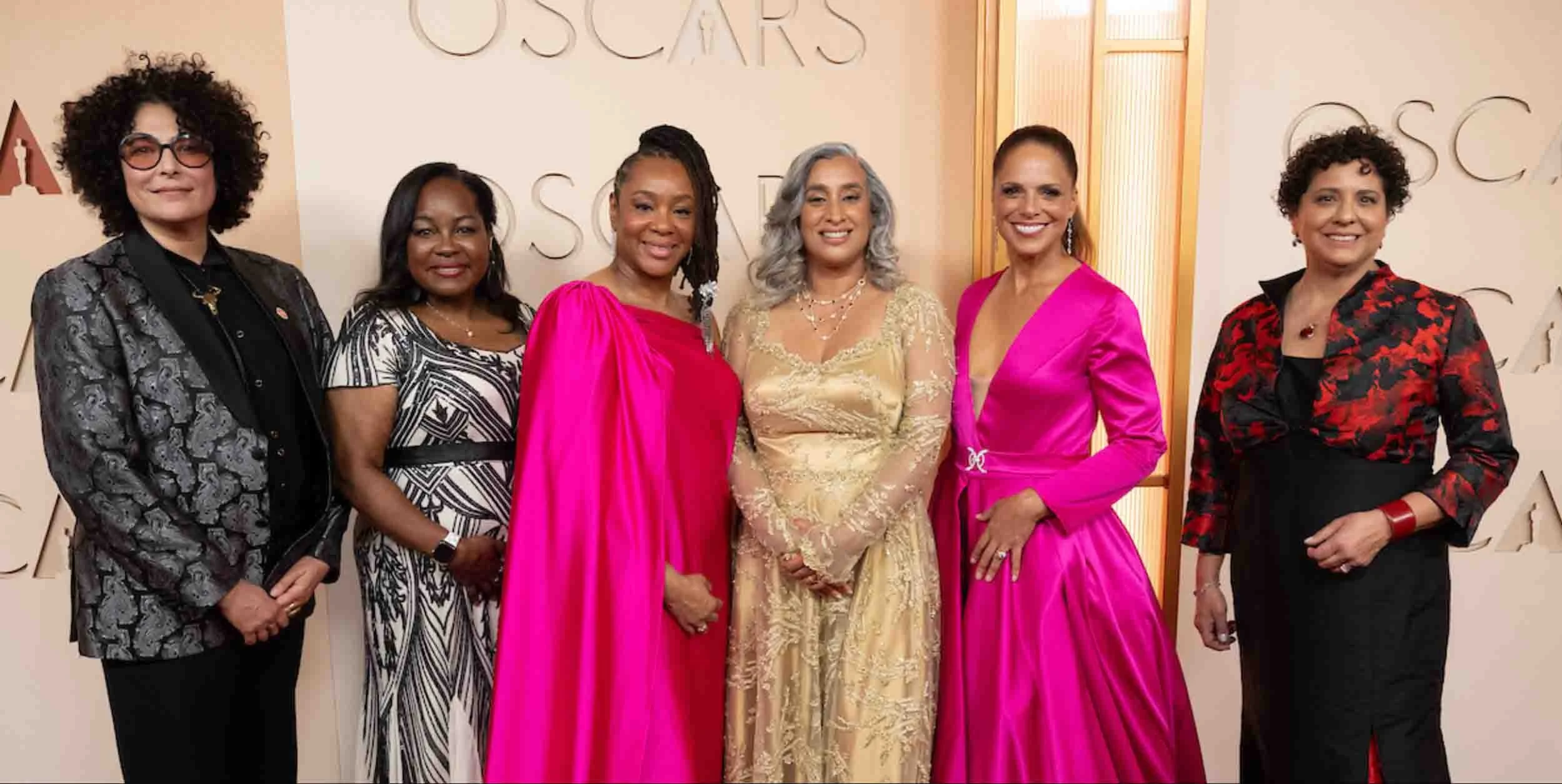 Soledad O'Brien and The Devil is Busy team on the Oscar's red carpet