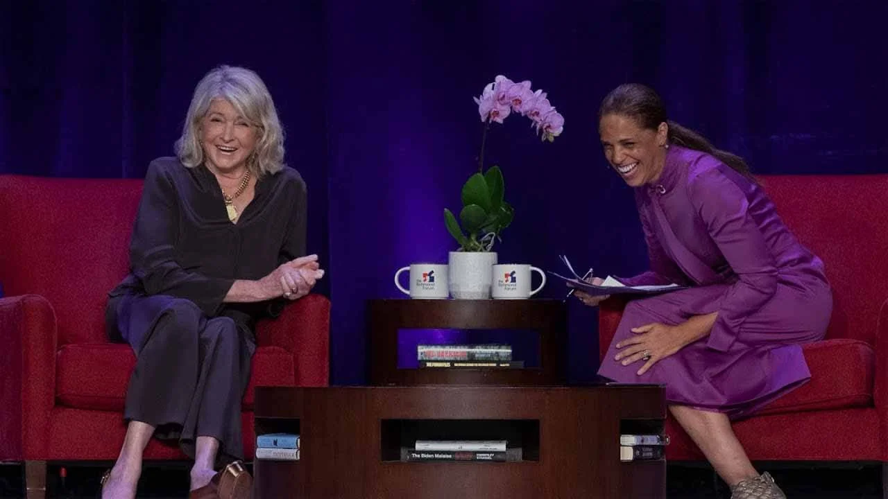 Soledad O'Brien and Martha Stewart
