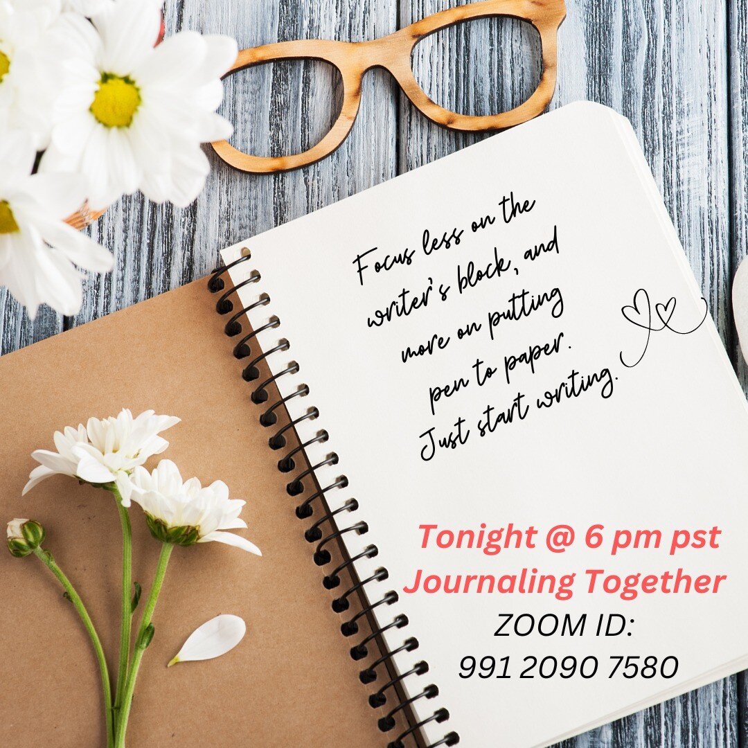 Join us tonight @ 6 pm PST for this healing session of journaling with your fellow AYAs: 

TOPIC: Silver Linings
PROMPT: Every cloud must have a silver lining, wait until the sun shines through.

ZOOM ID: 991 2090 7580
https://bit.ly/ayajournal