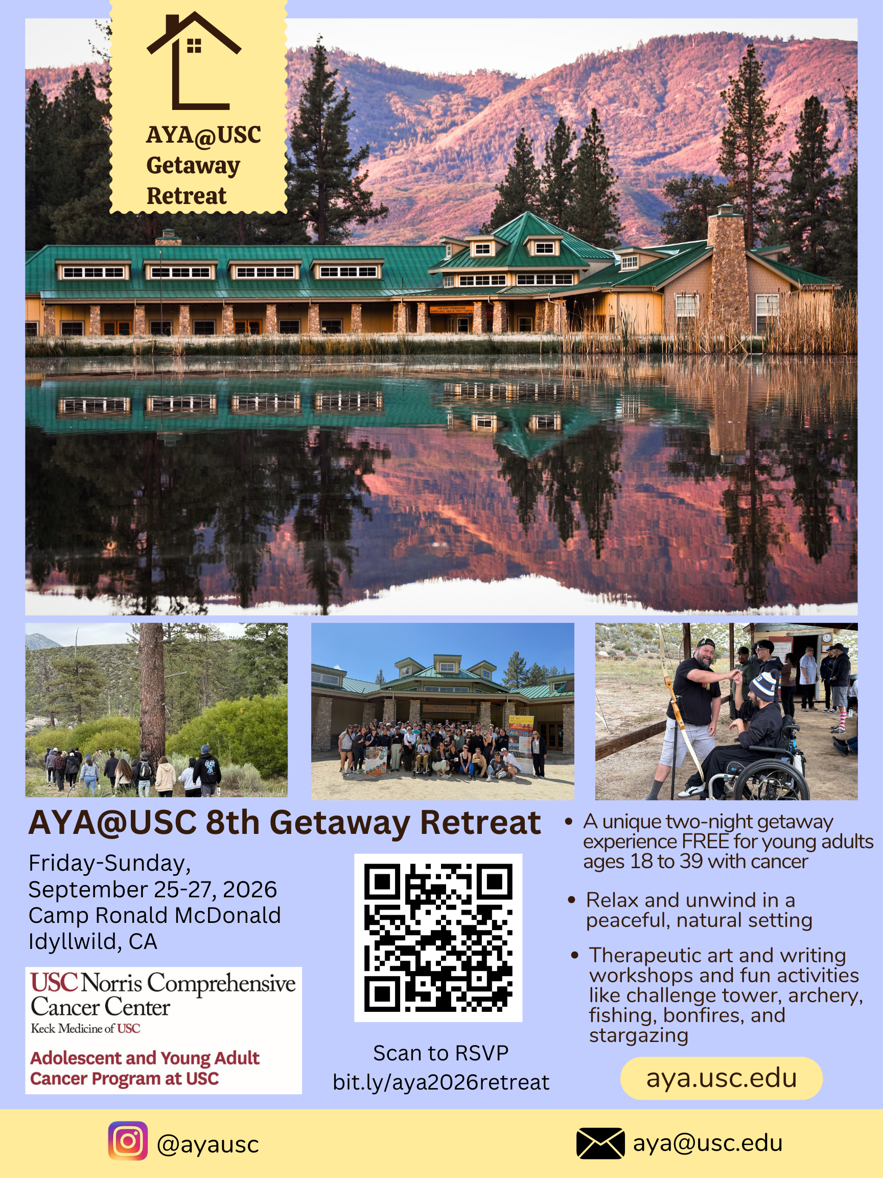 The 8th AYA@USC Getaway Retreat