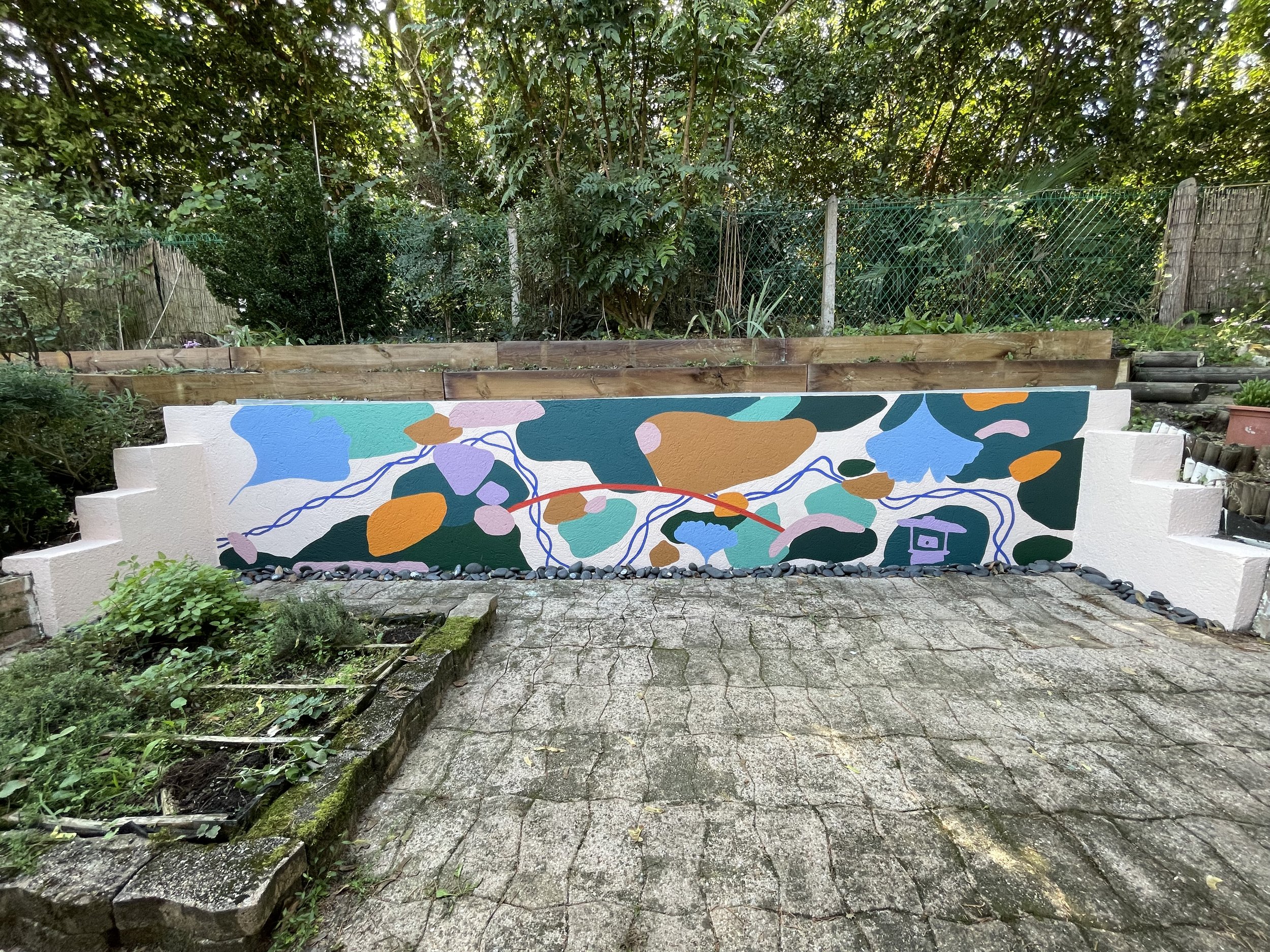 Fresque Jardin Japonais