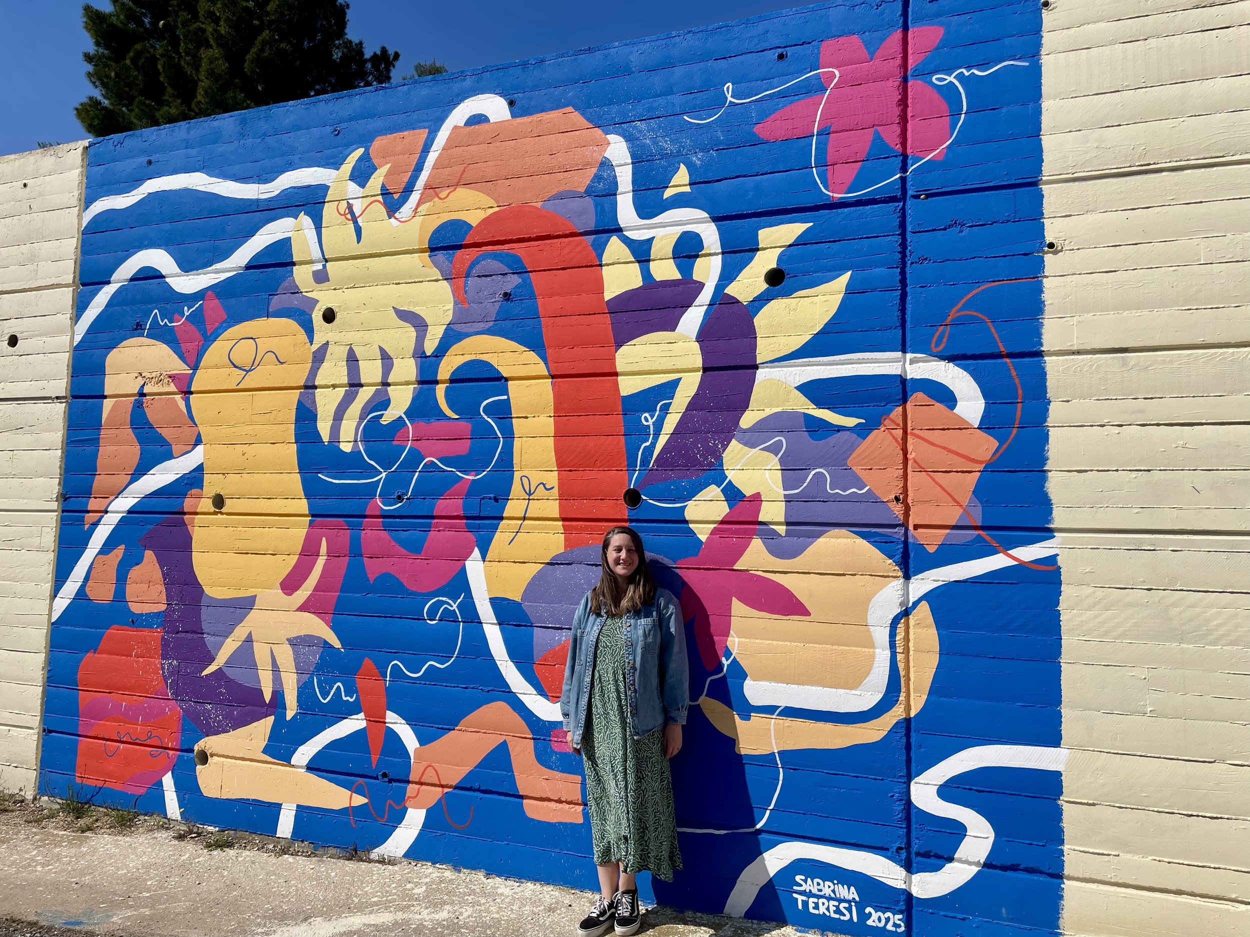 Fresque Symphonie sous-marine réalisée pour la DIRMED en mars 2025 à Marseille.