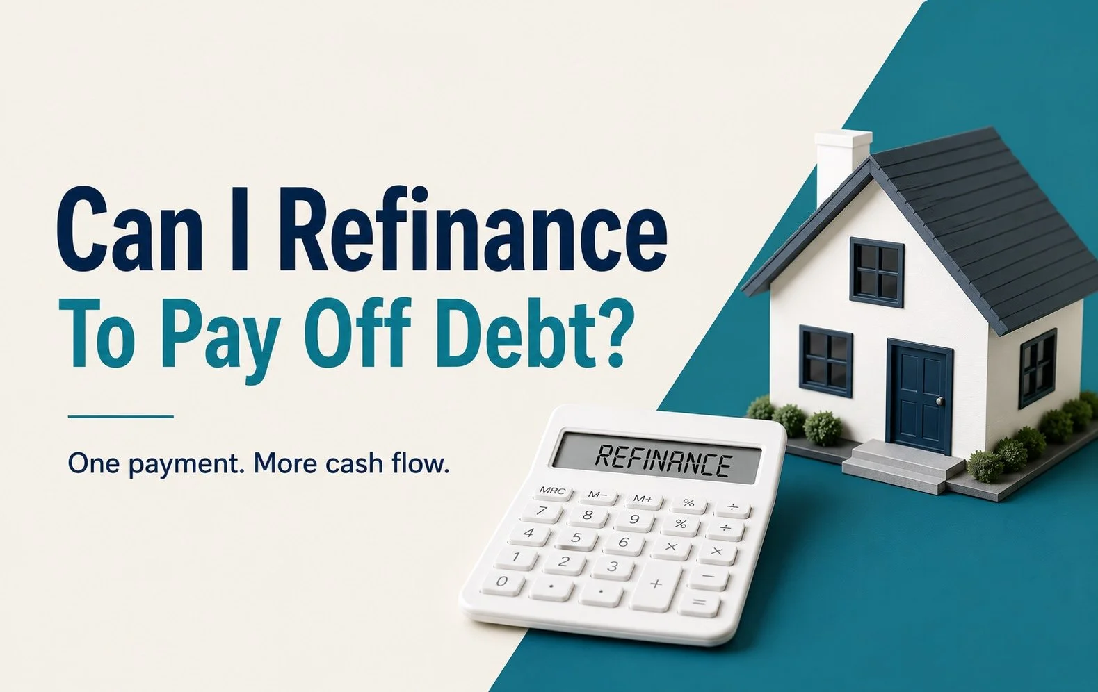 Can I Refinance My Mortgage to Pay Off Debt?