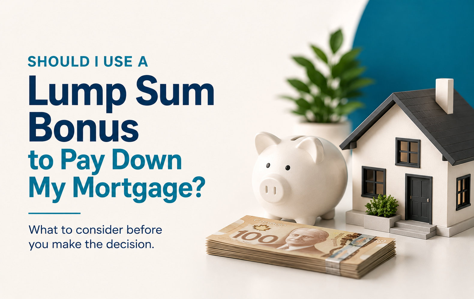 Should I Use a Lump Sum Bonus to Pay Down My Mortgage?
