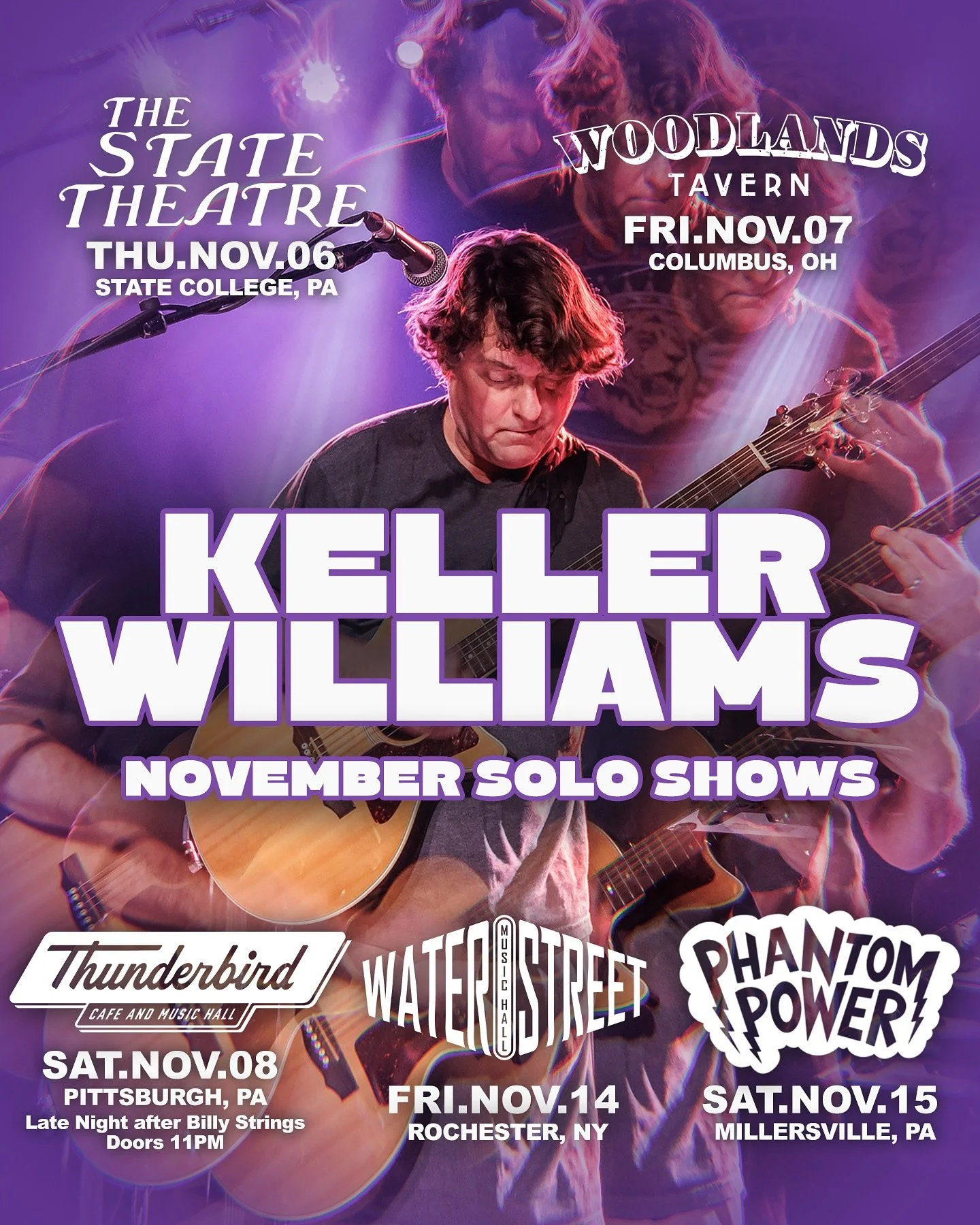 📣 PA + OHIO run kicks off TOMORROW at @thestatetheatre_pa in State College! 💥 Friday at @woodlandstavern Columbus + Saturday LATE NIGHT after @billystrings at the @thunderbirdmusichall  Pittsburgh! 

🍁Next weekend Rochester at @waterstreetmusichal