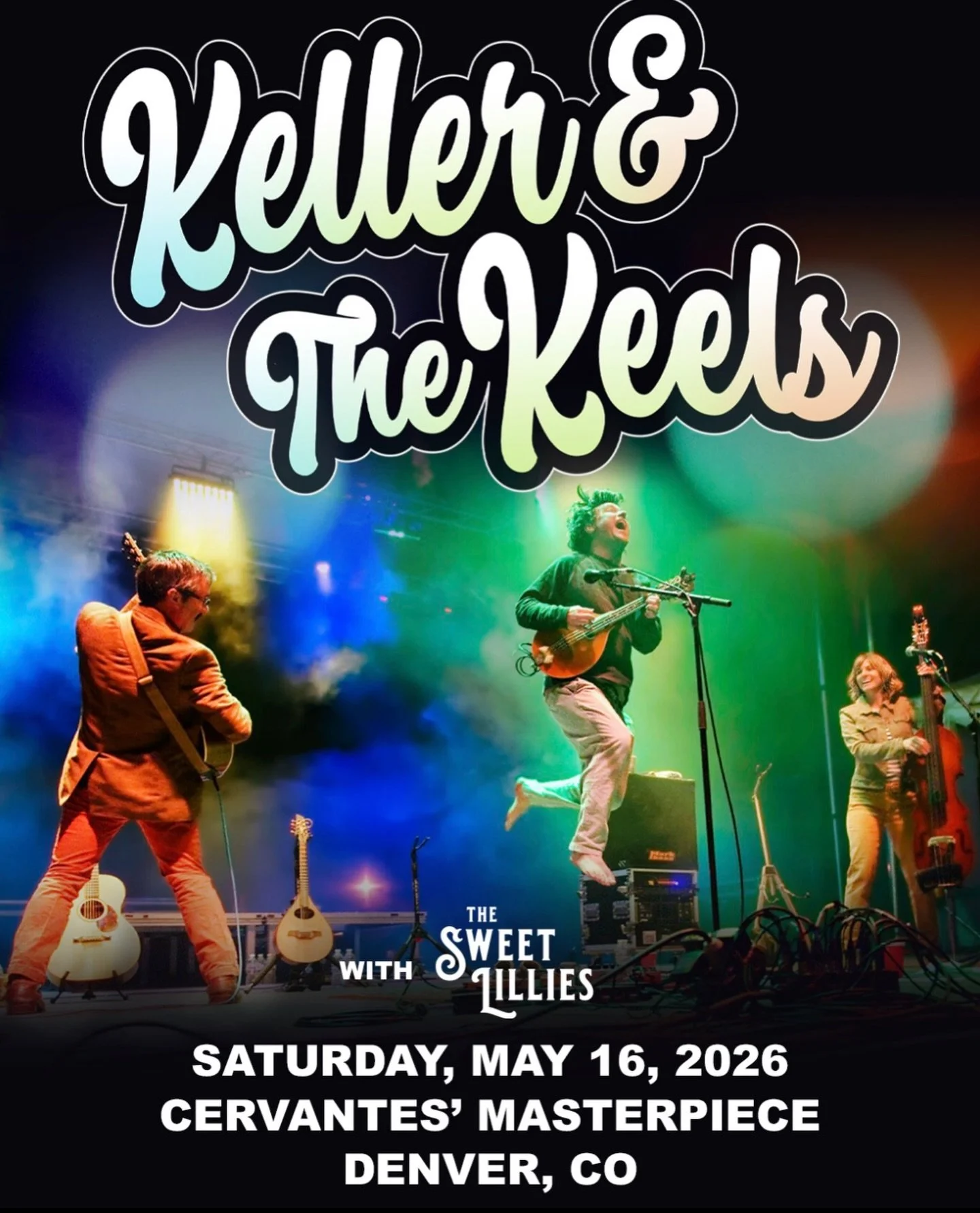 📣 DENVER! 💥 Keller &amp; the Keels are headed your way in May! 

Saturday, May 16th @cervantesmasterpiece with @thesweetlilliesband  kicking off the evening! 

🎶 March 2026 is the 20th Anniversary of Keller &amp; the Keels 1st album, Grass! 

🎉 W