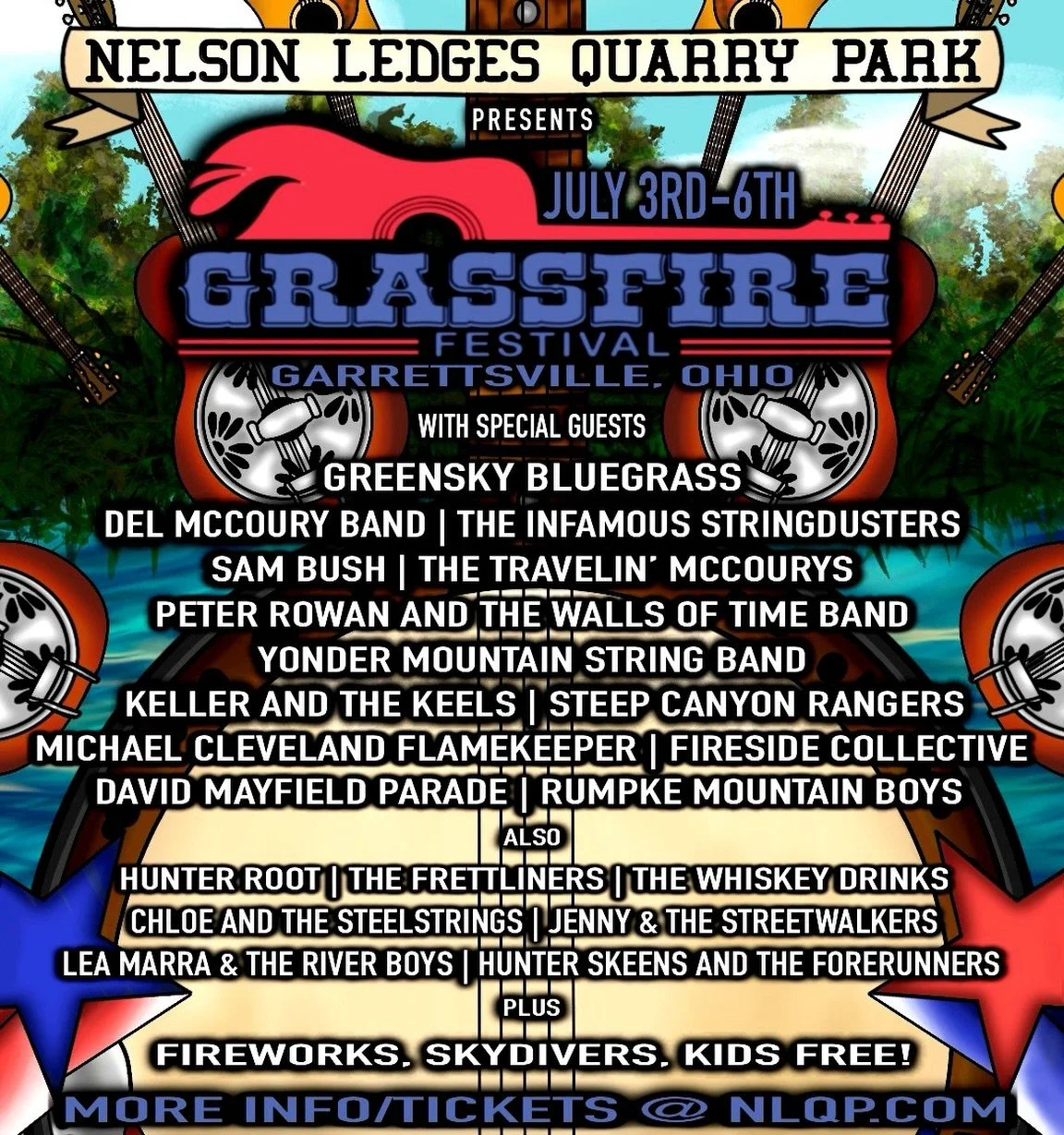 📣 O-HI-O! Always happy to return to @nelsonledgesquarry 

#kellerandthekeels celebrating 20 years at #grassfirefestival over 4th of July weekend!

@larrykeel #jennykeel #nelsonledges
