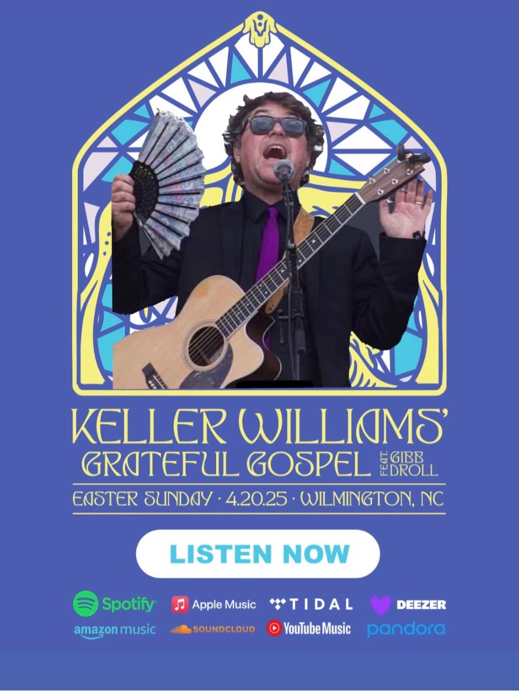 🙌🏻 Can I get an awww man? 

🎧 🎶 Grateful Gospel recorded live last Easter Sunday 2025! 

🎥 Re-play of last nights live stream from @the_ardmore on @nugsnet ➡️