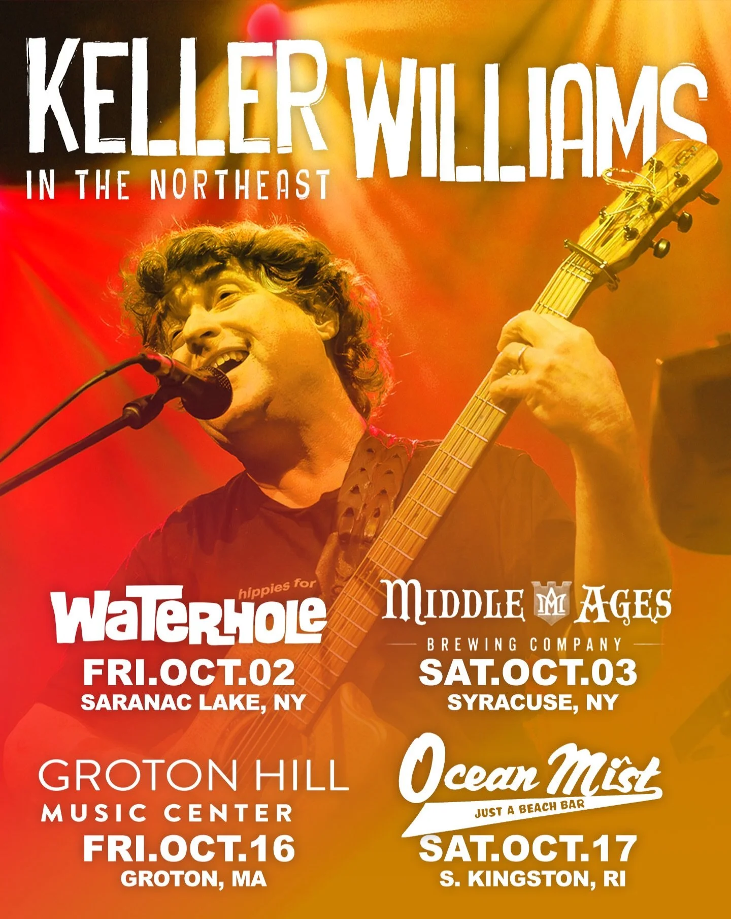 🍂I hear it&rsquo;s nice up North in the fall, y&rsquo;all 🎶 Let me know want you want to hear&hellip;

10/2 @waterholeadk Saranac Lake NY (SOLD OUT)
10/3 @middleagesbrewing Syracuse NY

10/16 @grotonhillmusic Groton MA
10/17 @oceanmistbar S.Kingsto