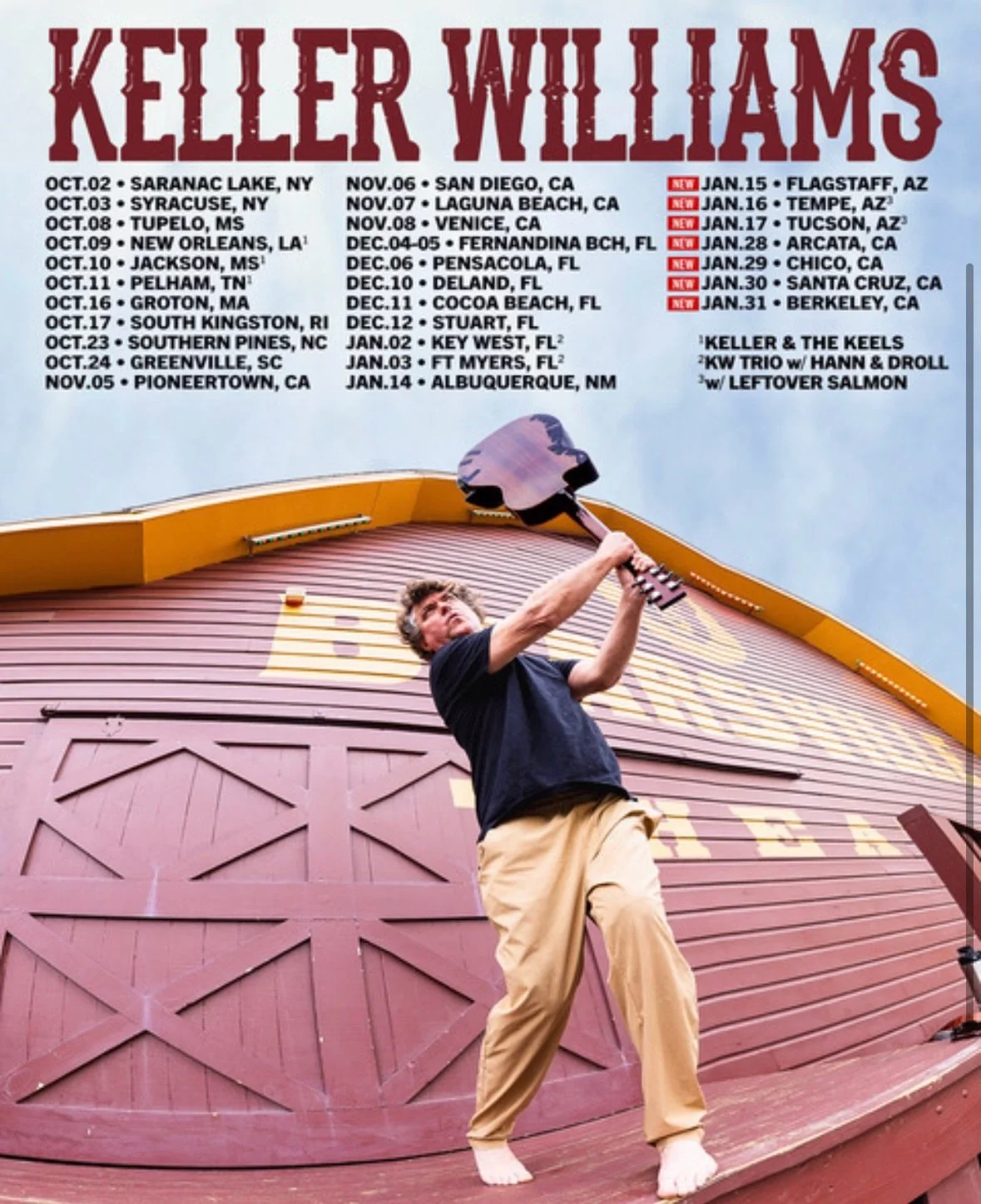 📣 NEW 2027 shows! Northern California &amp; Arizona! Tix on sale Friday 10 am

🤔Where to next? 

@humbrews_official 
@sierranevadachico 
@moesalley 
@thefreightberkeley 
@marqueetheatre 
@therialtotucson 
@hotelmontevistaflagstaff 
@greenhouseprodu