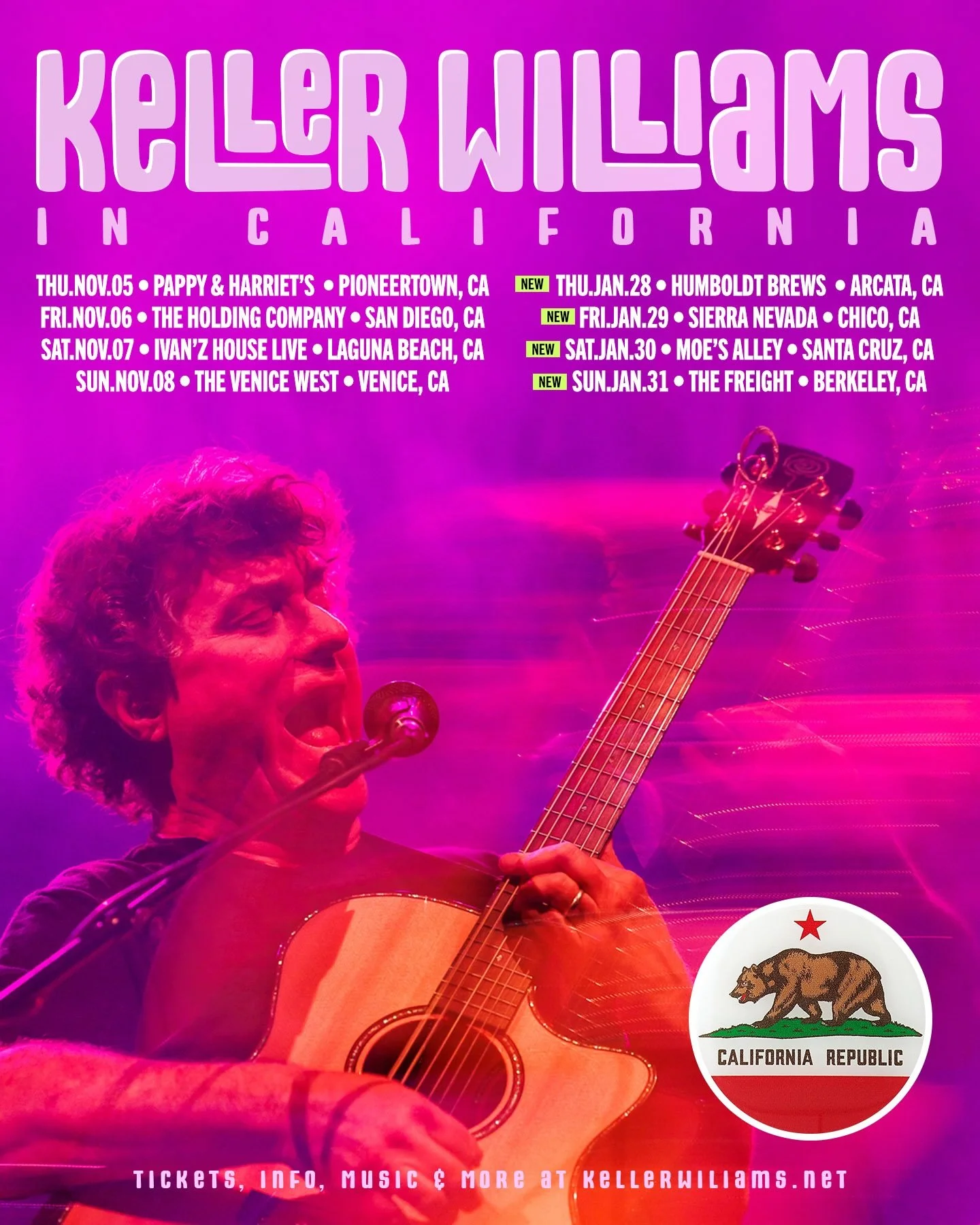 📣 NEW shows in Arizona and NorCal on sale NOW- check out all dates ➡️ or at 🔗 in bio ⬆️