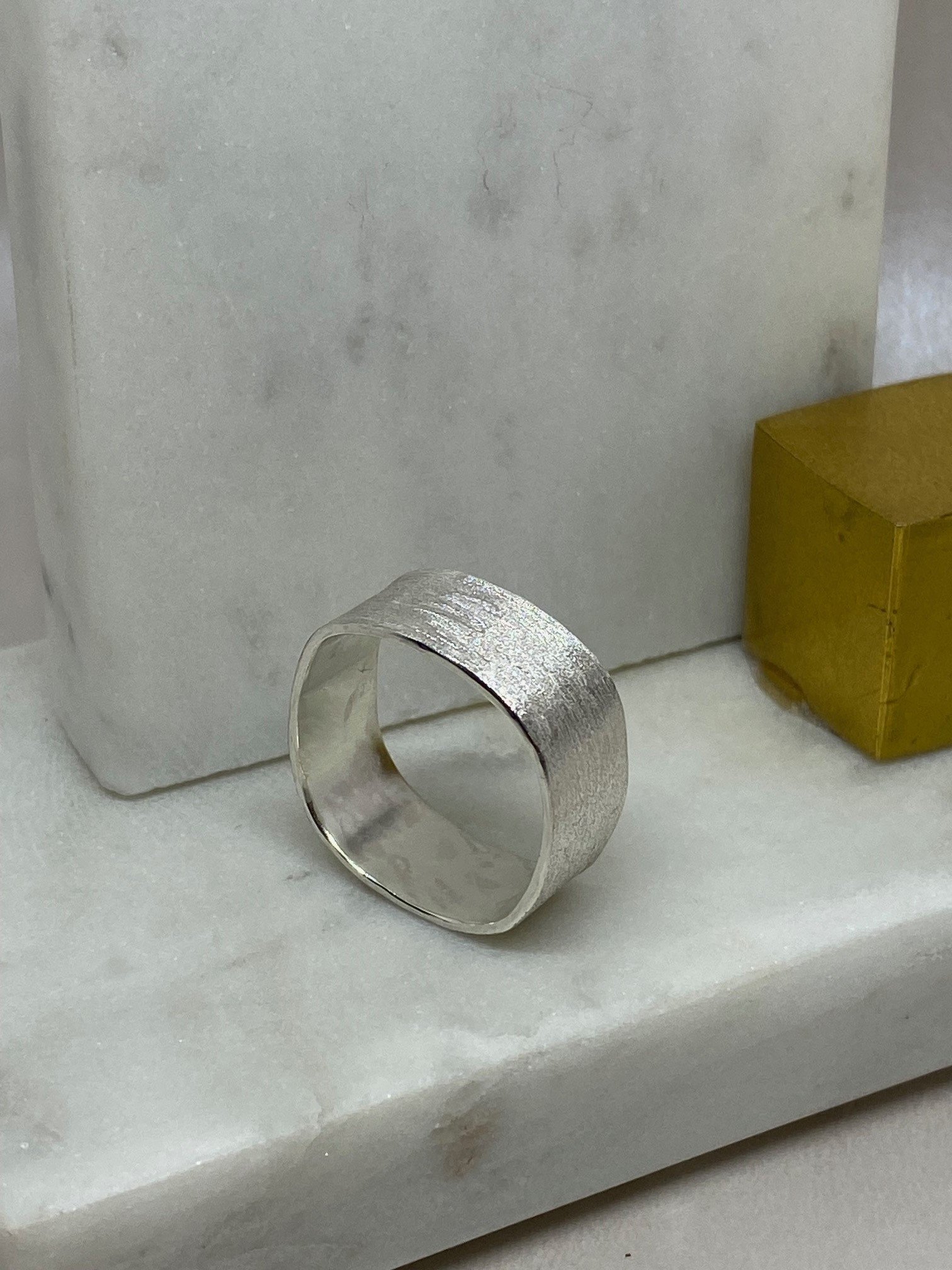 Brushed Square Cigar Band