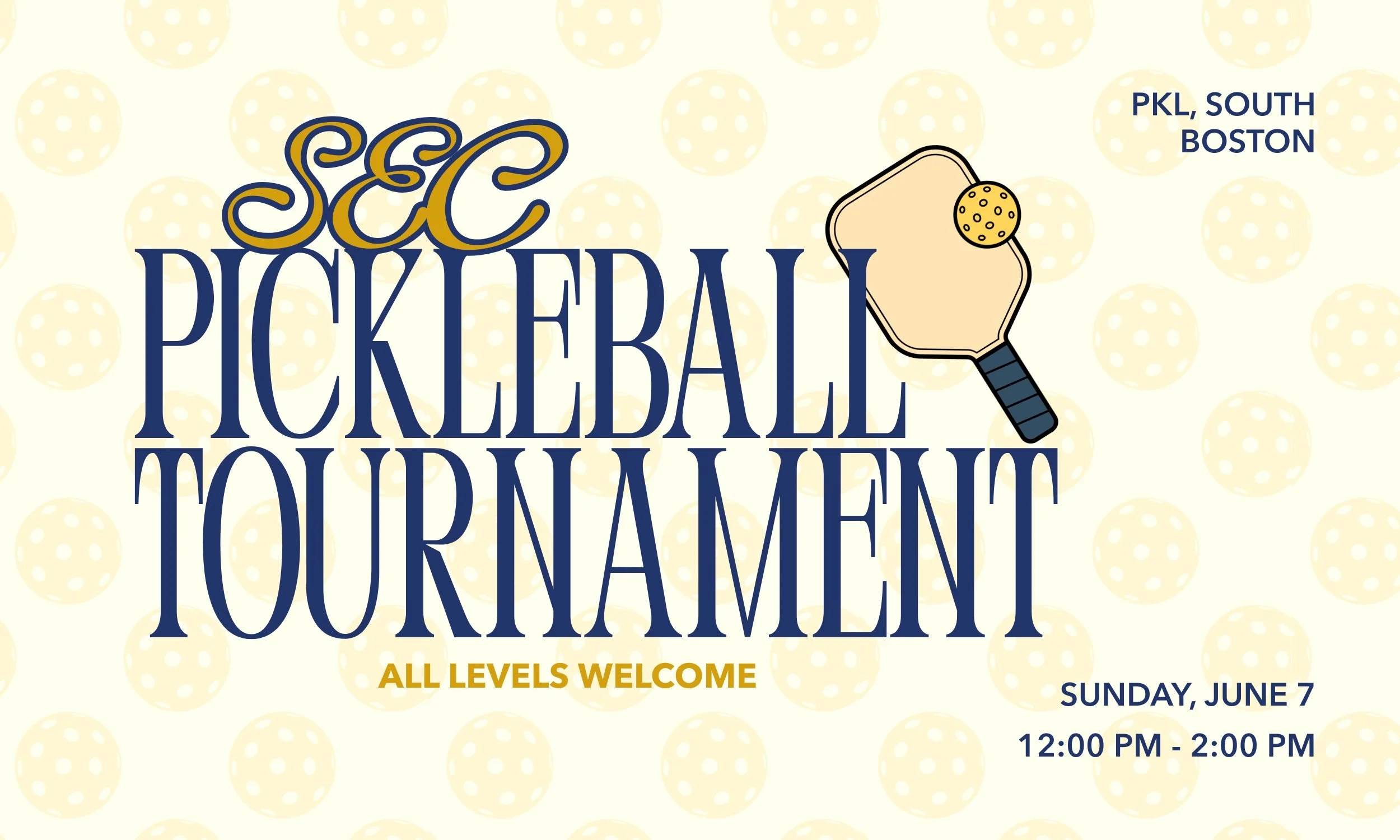 SEC Pickleball Tournament at PKL