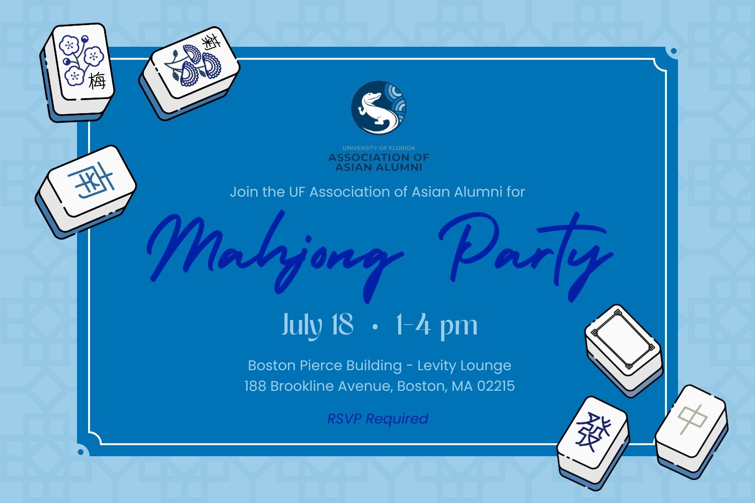 Mahjong Party with the UF Association of Asian Alumni