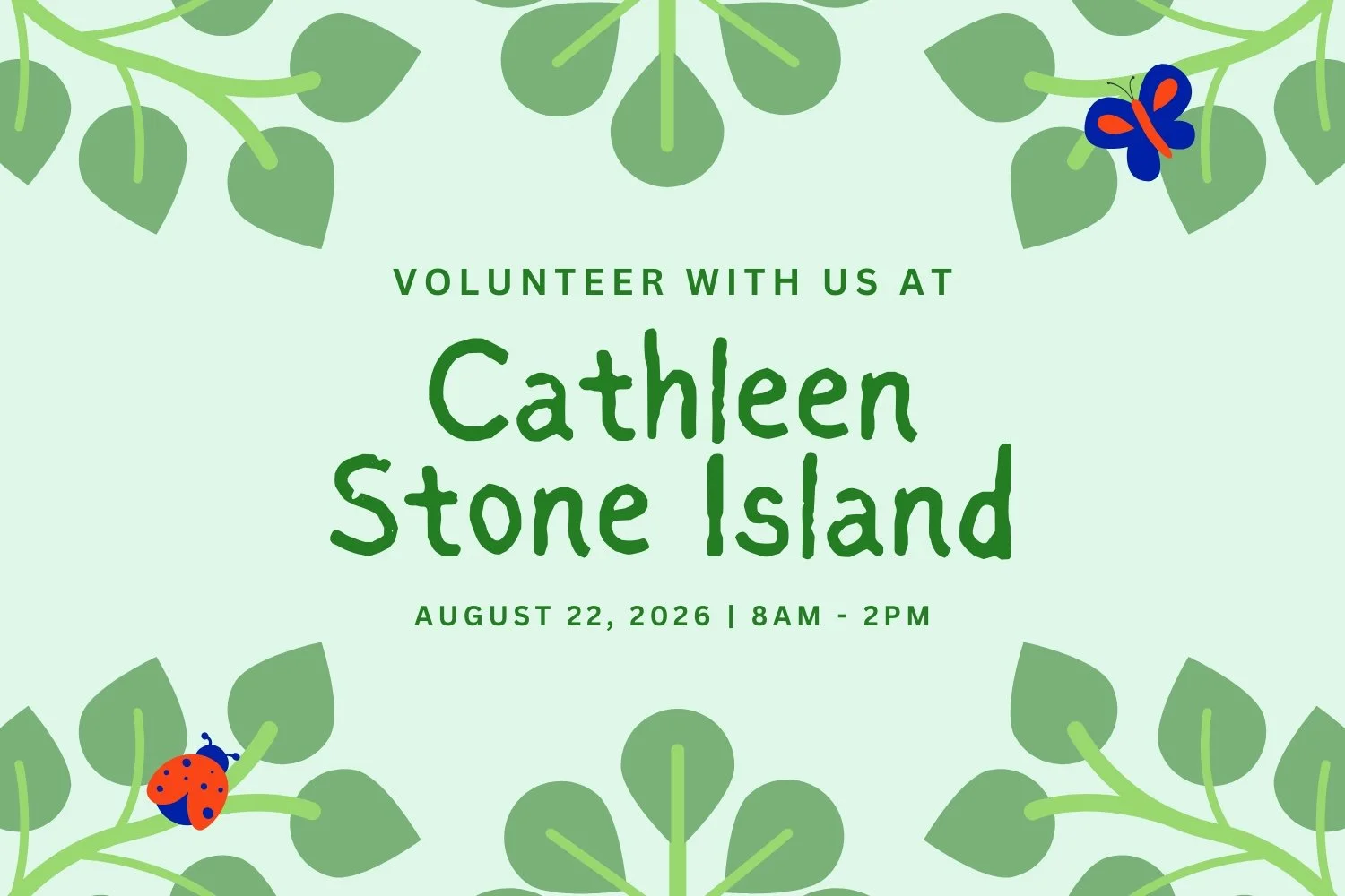 Cathleen Stone Island Volunteering Event