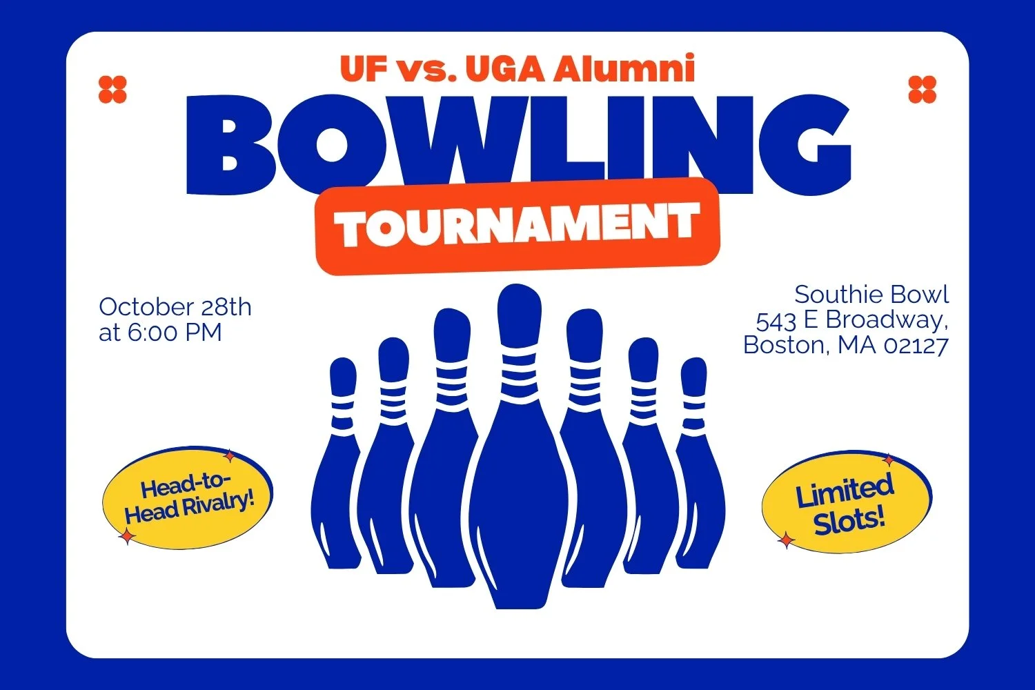 UF vs. UGA Alumni Bowling Tournament 2026