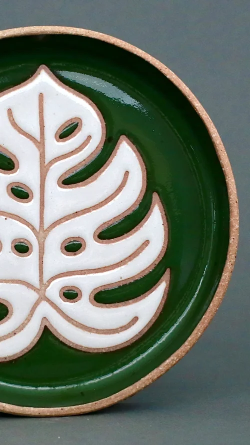 Handmade pottery piece