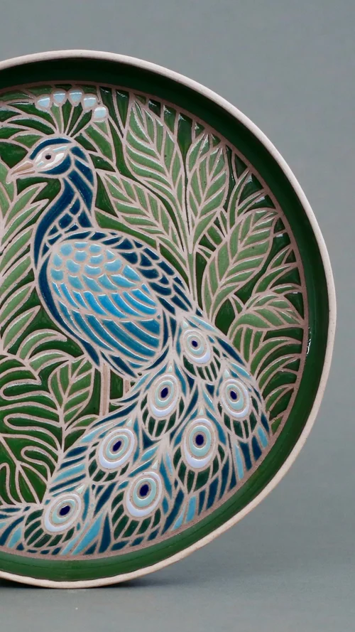 Handmade pottery piece