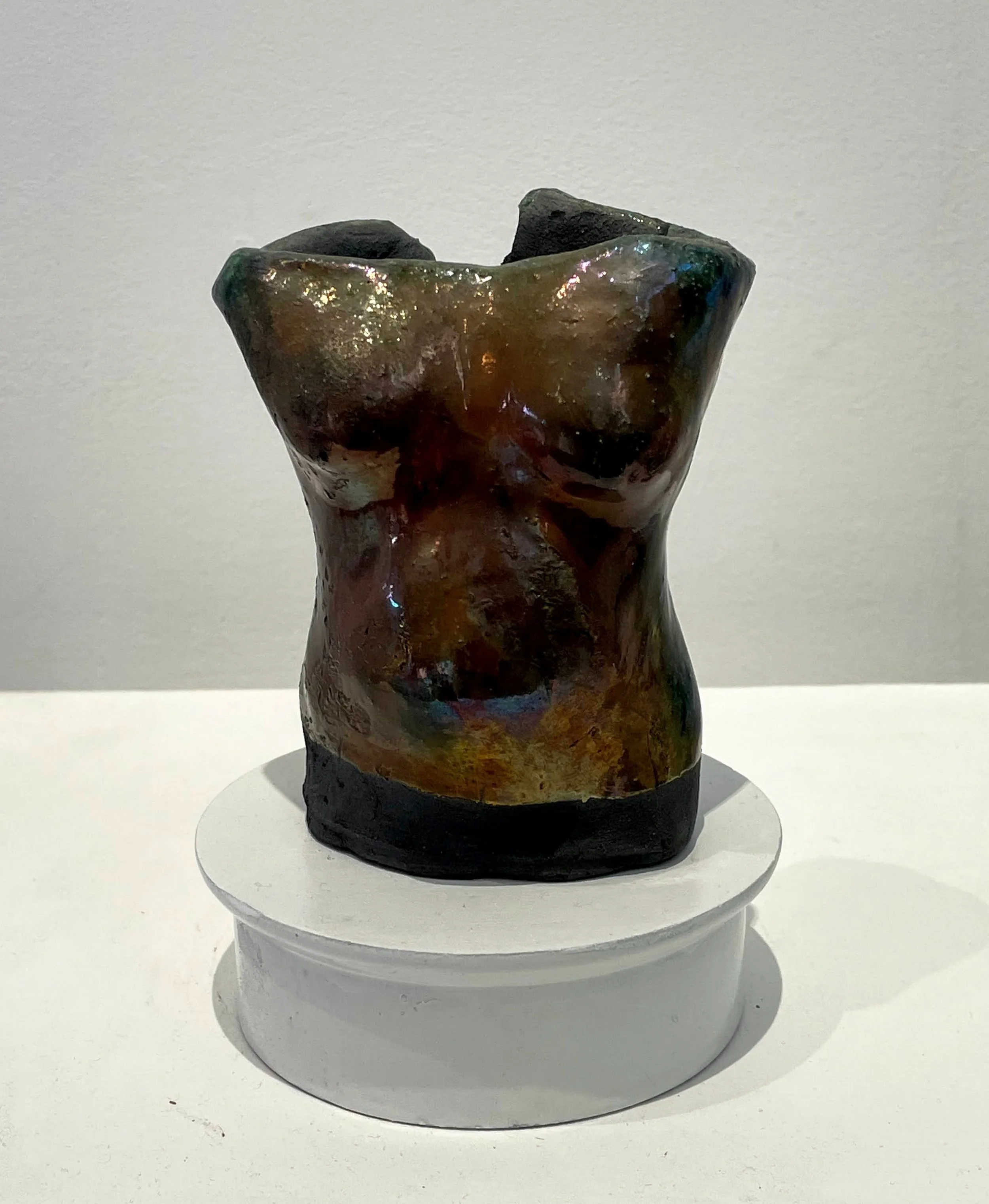 Regina Coupar
"Torso Series - Brown Woman"
Raku Fired Ceramic
5" h
$150