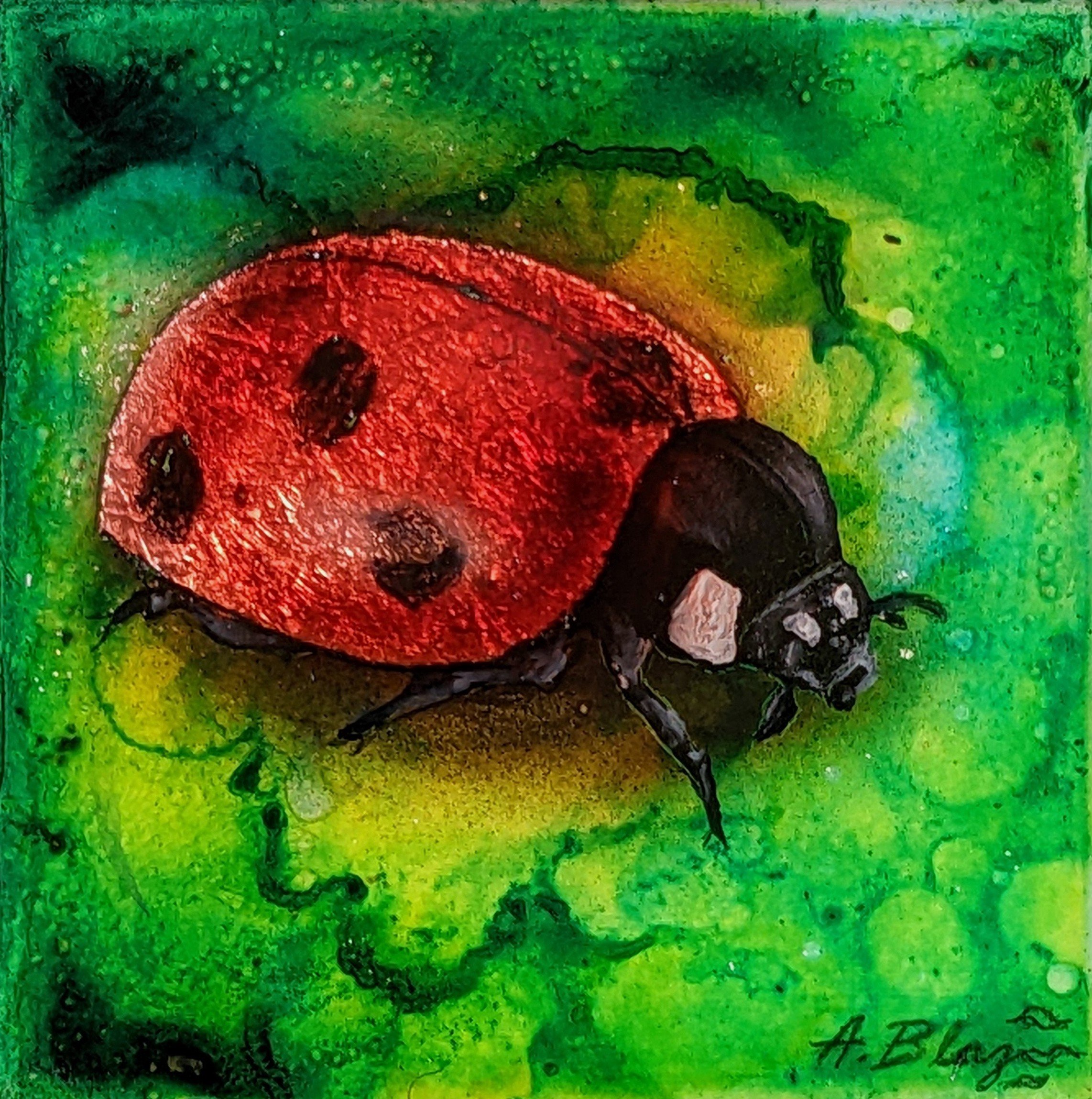 Anthony Blazevic
Chrome Ladybug
Mixed Media on Panel
$275