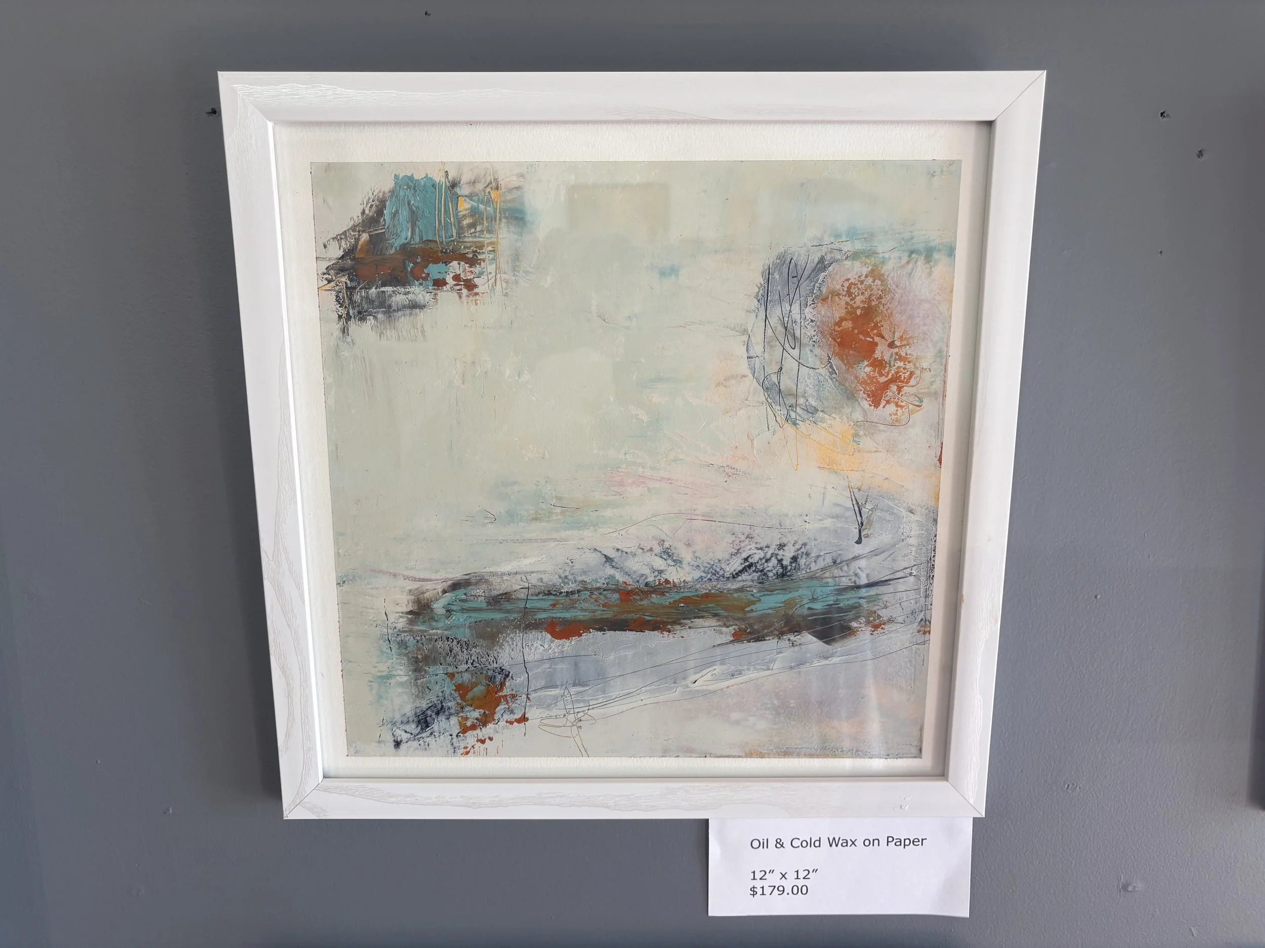 Oil and Cold Wax On Paper