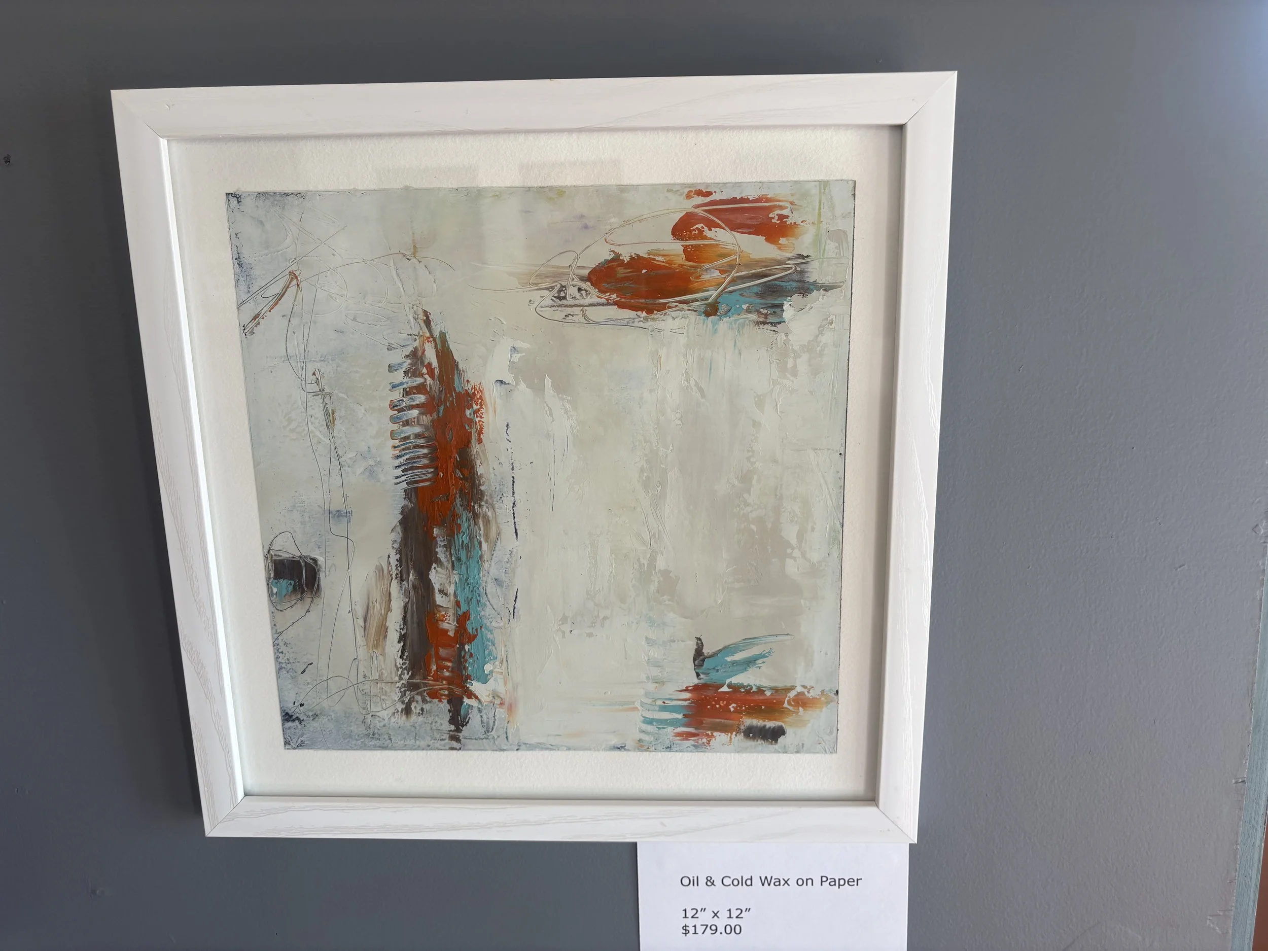 Oil and Cold Wax on Paper