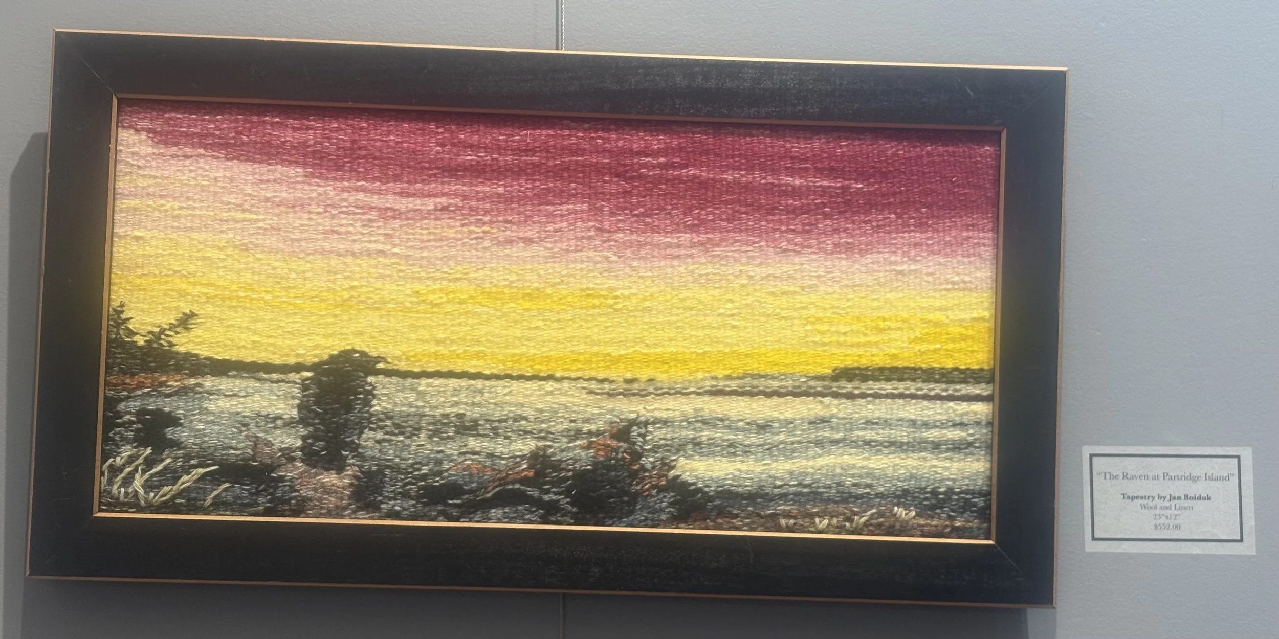 The Raven At Partridge Island  Tapestry $552 by Jan Boiduk