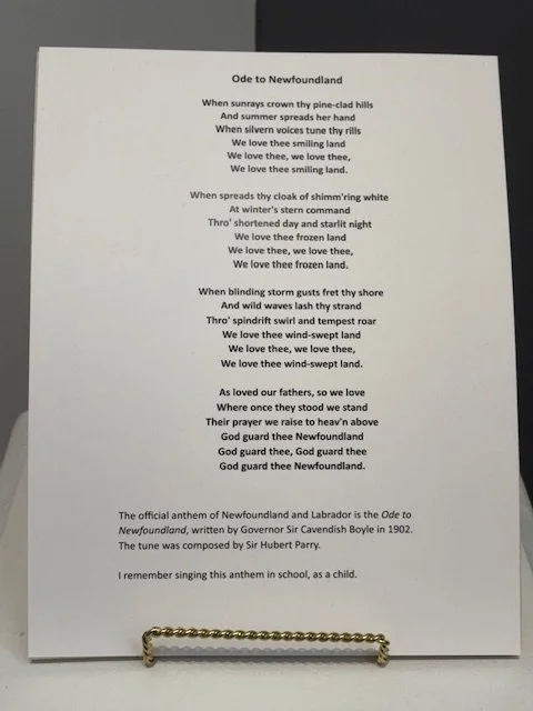 Ode To Newfoundland Lyrics