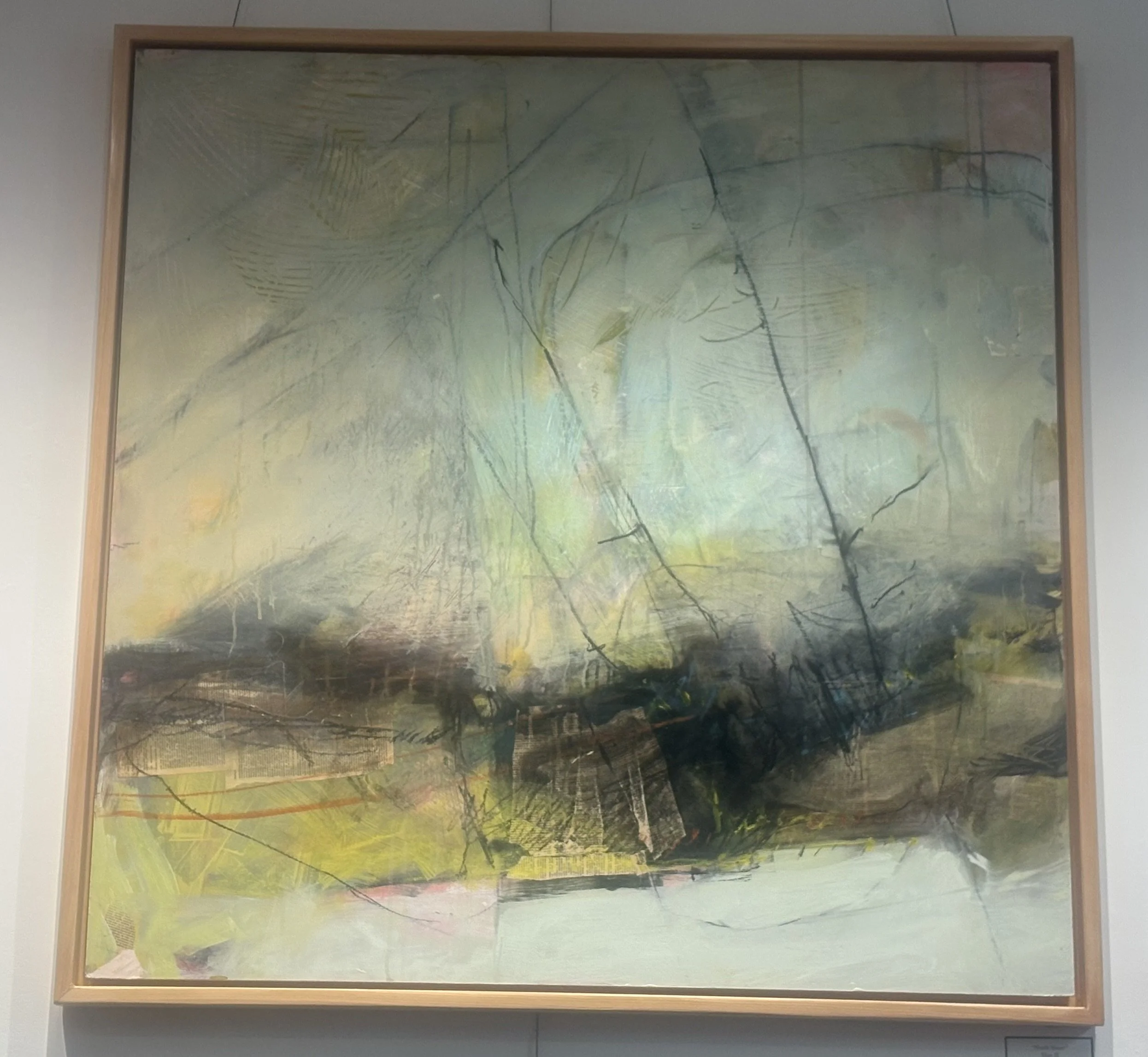 North Shore May II  Acrylic Mixed Media $1450 by Cathy Dalton