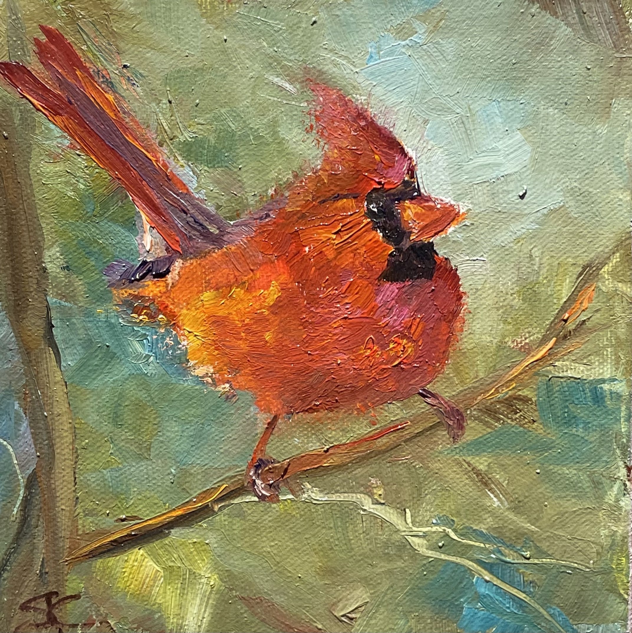 Sarah Jane Conklin
Mr. C. Cardinal
Oil on Canvas
$120