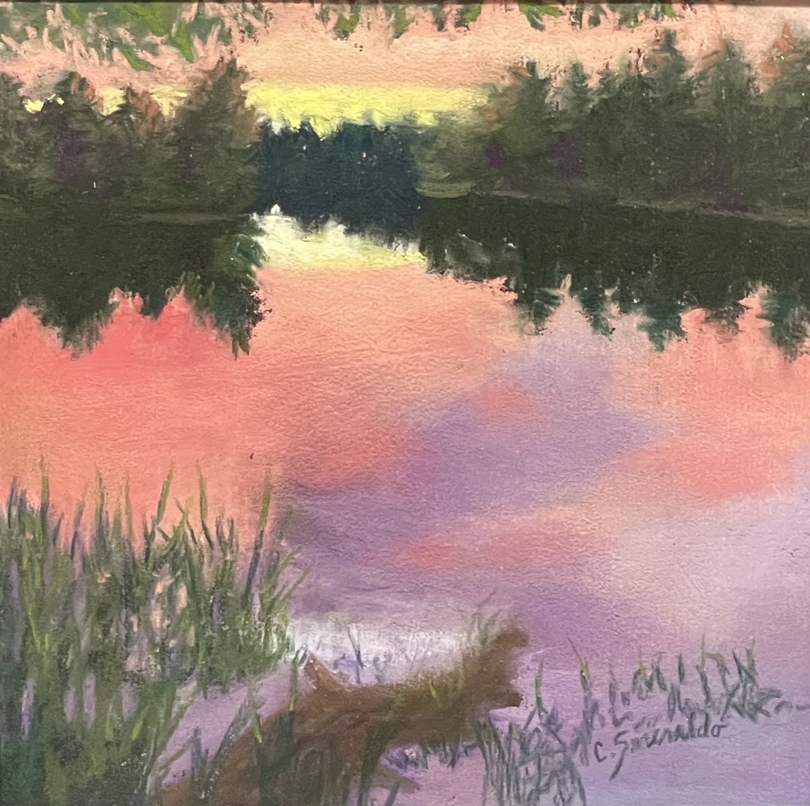 Carol Smeraldo
Sunset Over The Lake
Pastel
$160